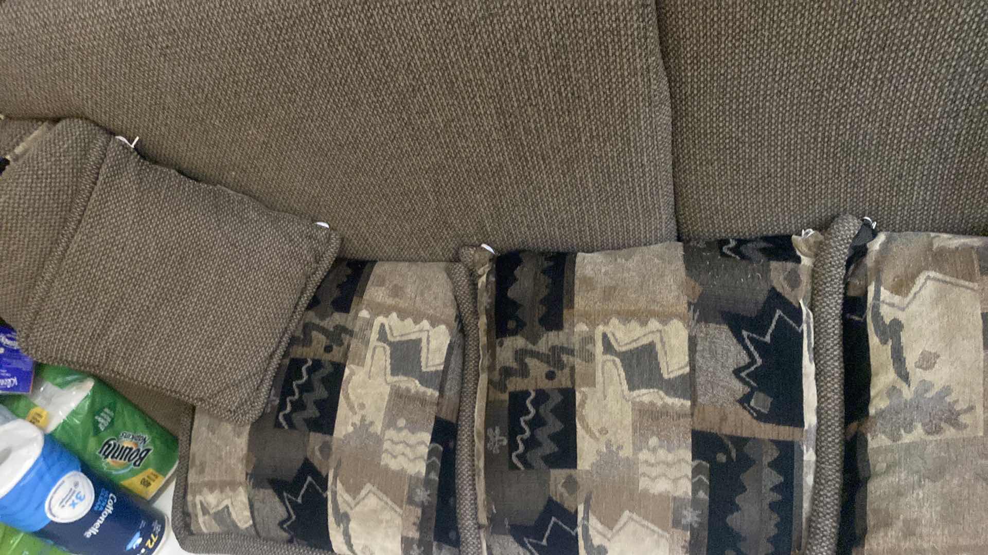 Photo 1 of 90” 2 CUSHION FABRIC SOFA - MATCHING LOVESEAT AVAILABLE TO BE SOLD SEPARATELY