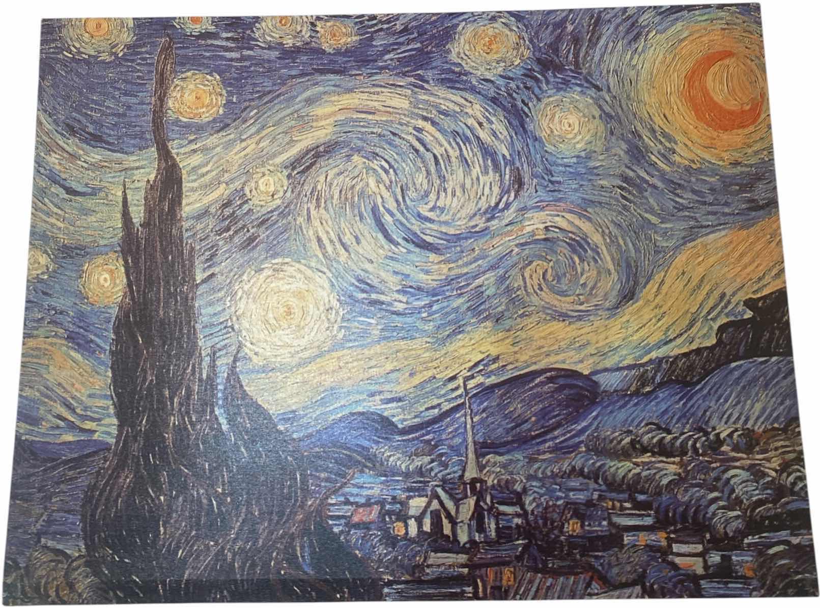 Photo 1 of PRINT ON CANVAS VAN GHO “STARRY NIGHT” ARTWORK 32” x 24”