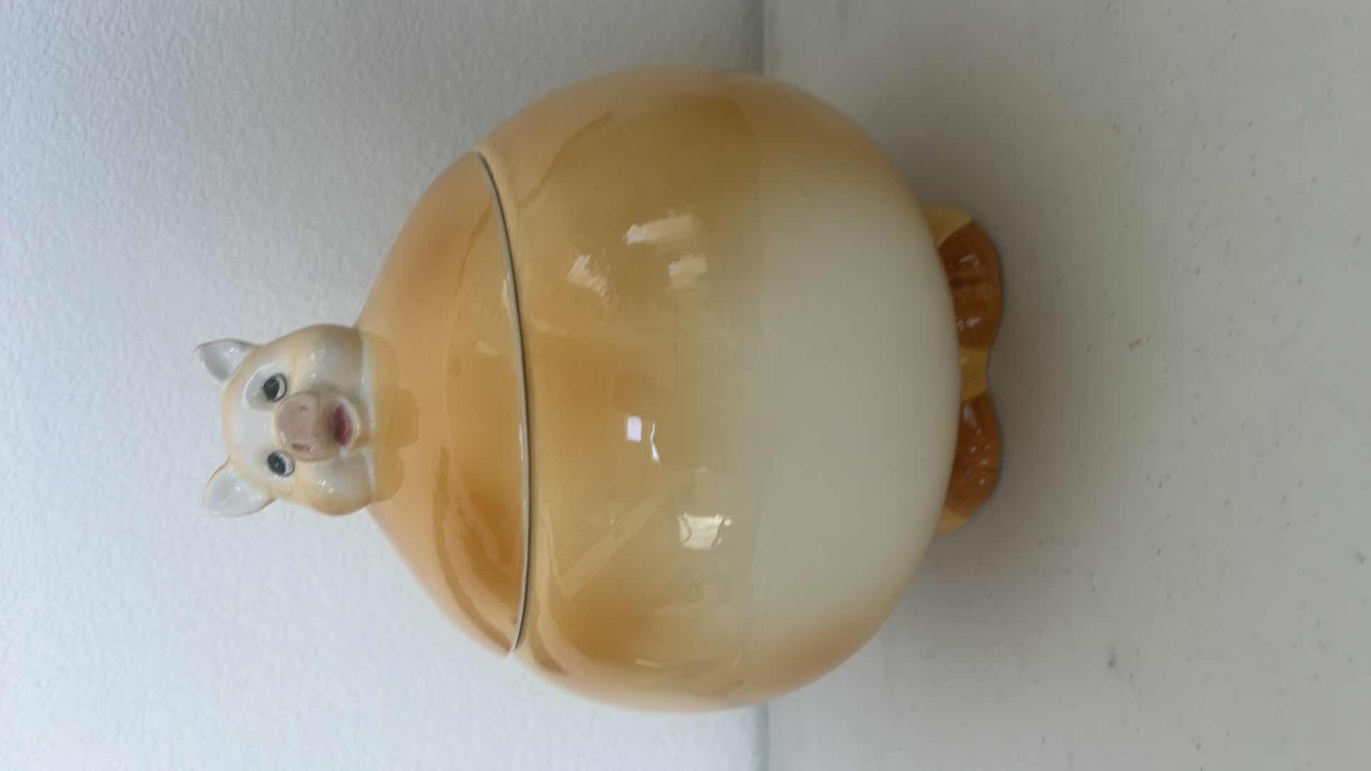 Photo 1 of PIG CANISTER / COOKIE JAR H10”