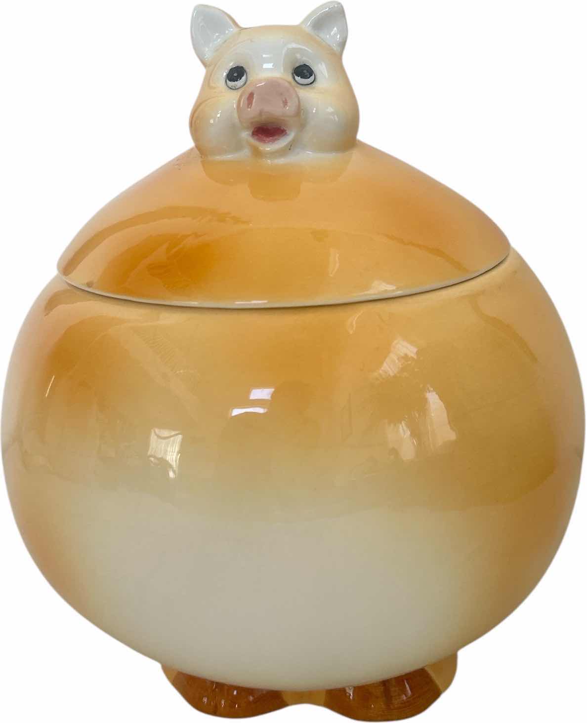 Photo 1 of PIG CANISTER / COOKIE JAR H10”