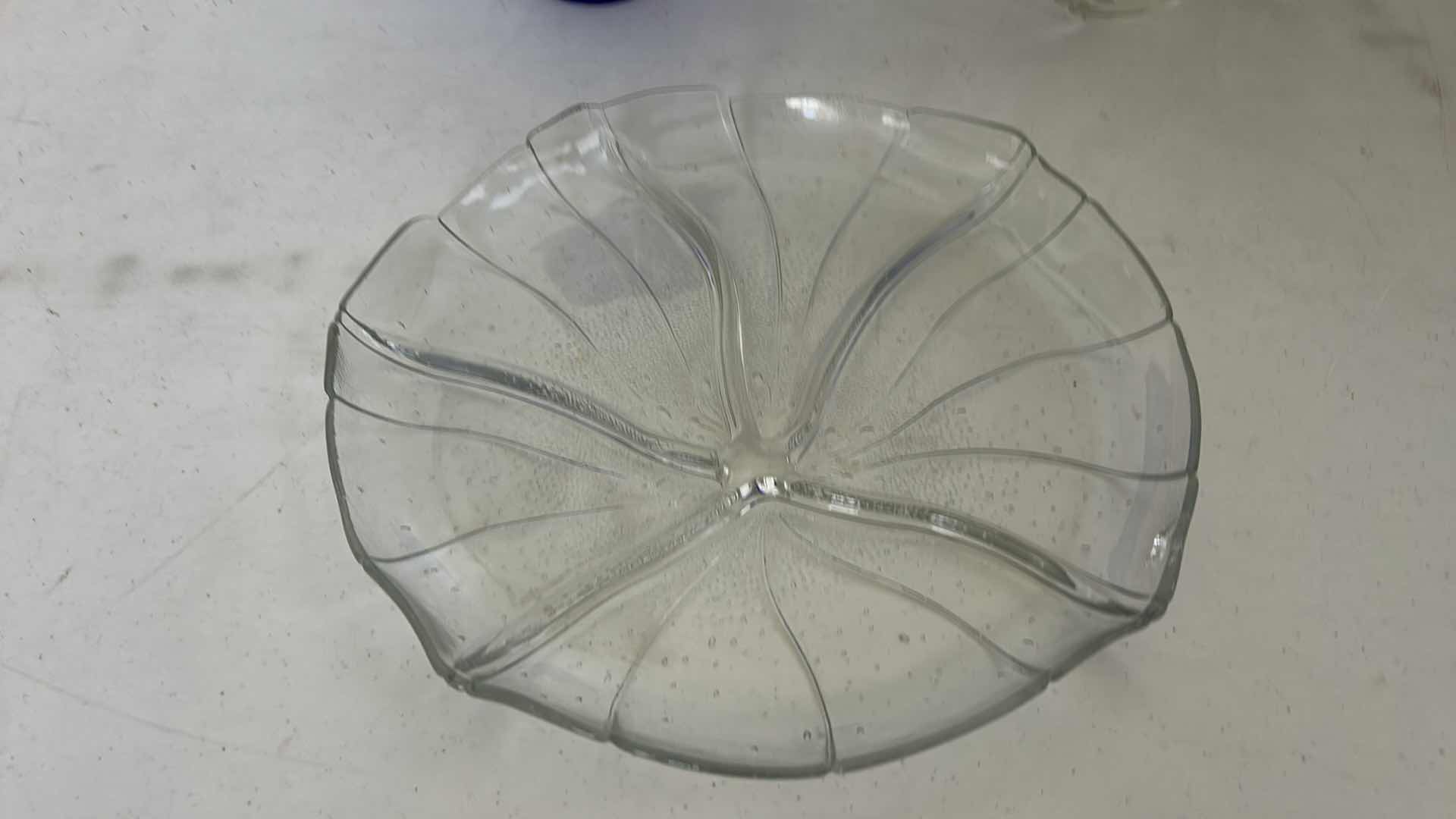 Photo 1 of 3 PC GLASS / CRYSTAL ( VASE H 8”)