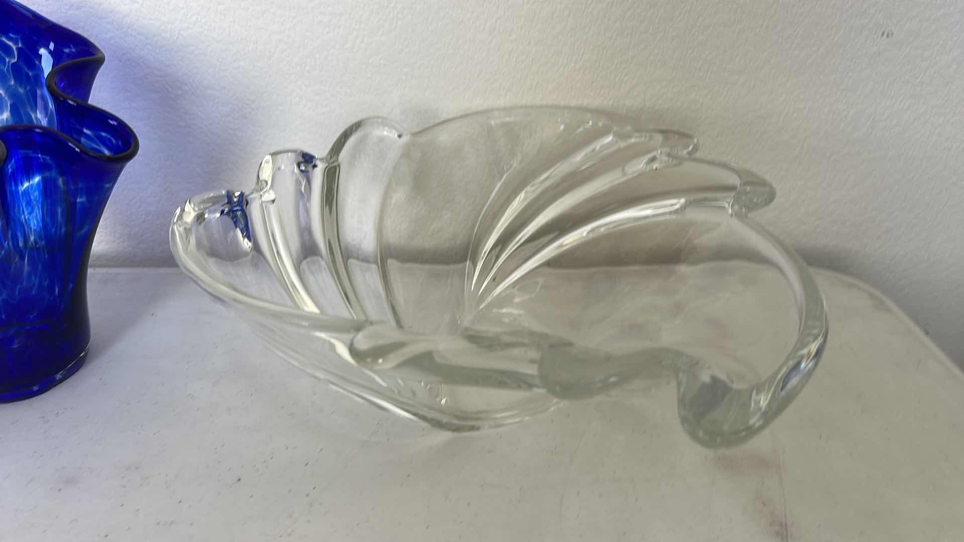 Photo 1 of 3 PC GLASS / CRYSTAL ( VASE H 8”)