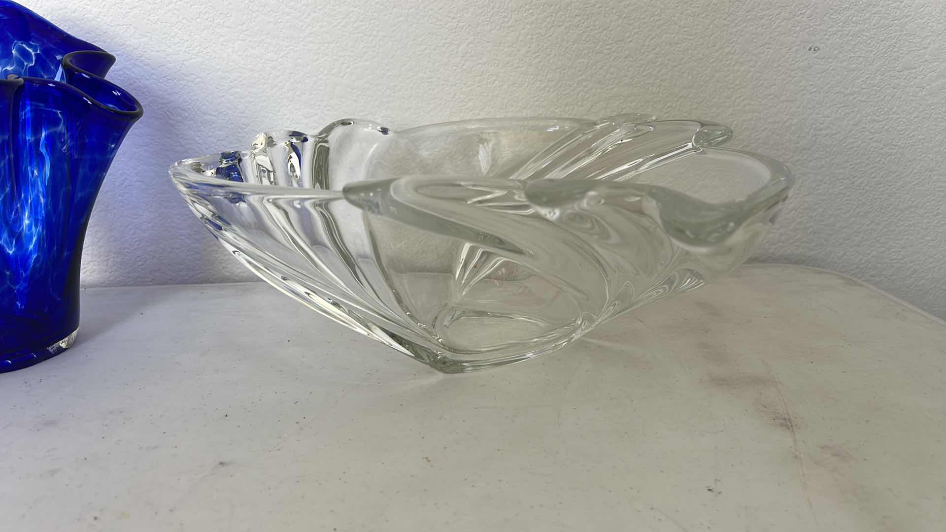 Photo 1 of 3 PC GLASS / CRYSTAL ( VASE H 8”)
