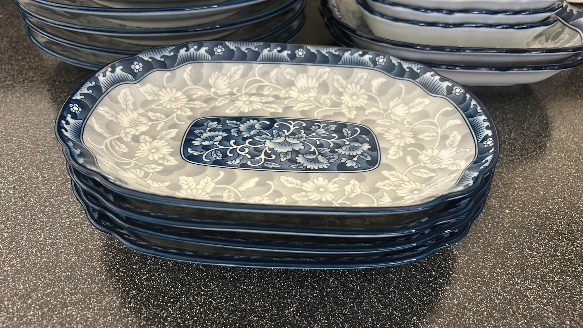 Photo 1 of 29 BLUE AND WHITE KOREAN  PLATES 10.5” AND MORE