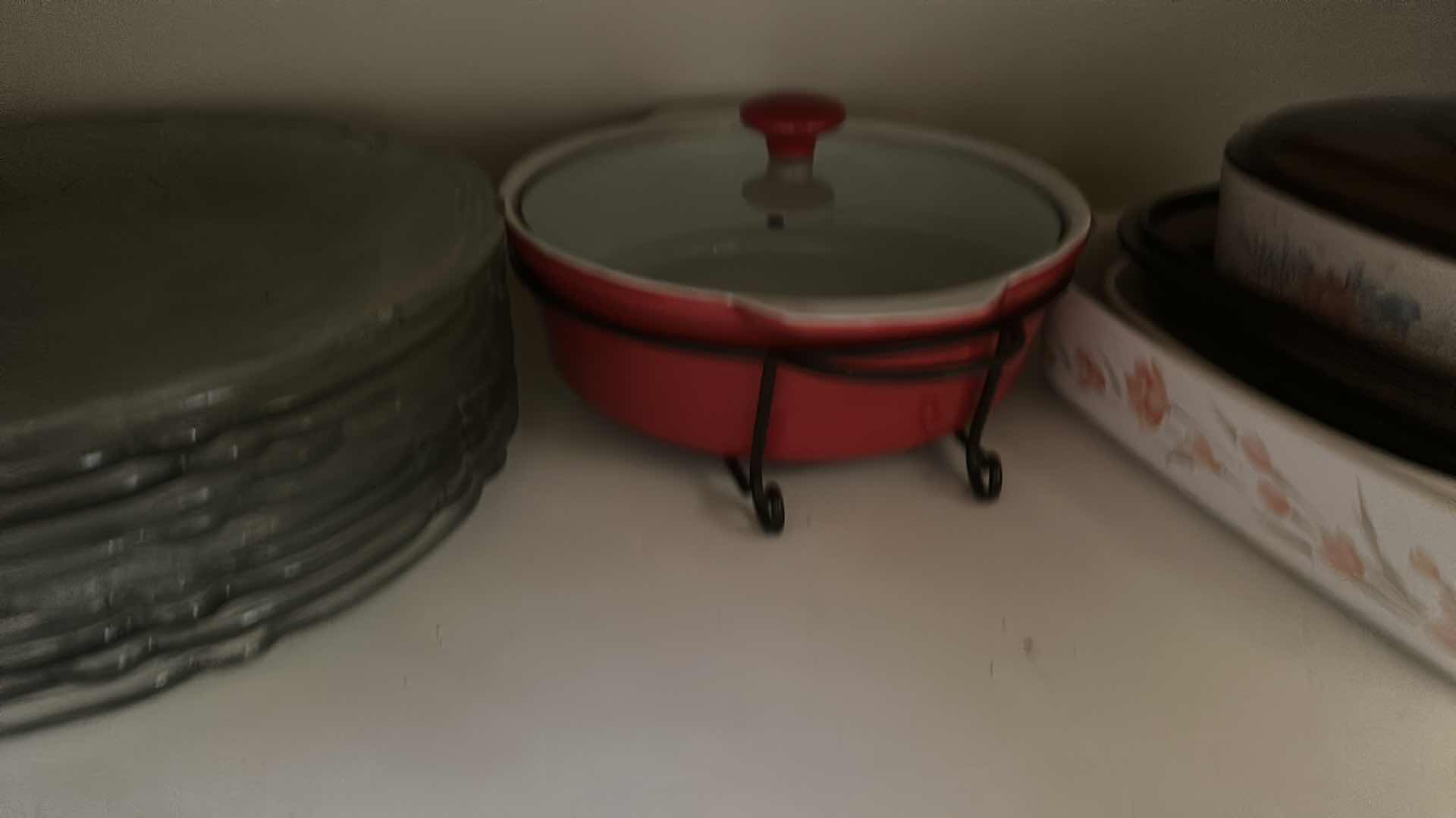 Photo 1 of CONTENTS OF KITCHEN CABINET