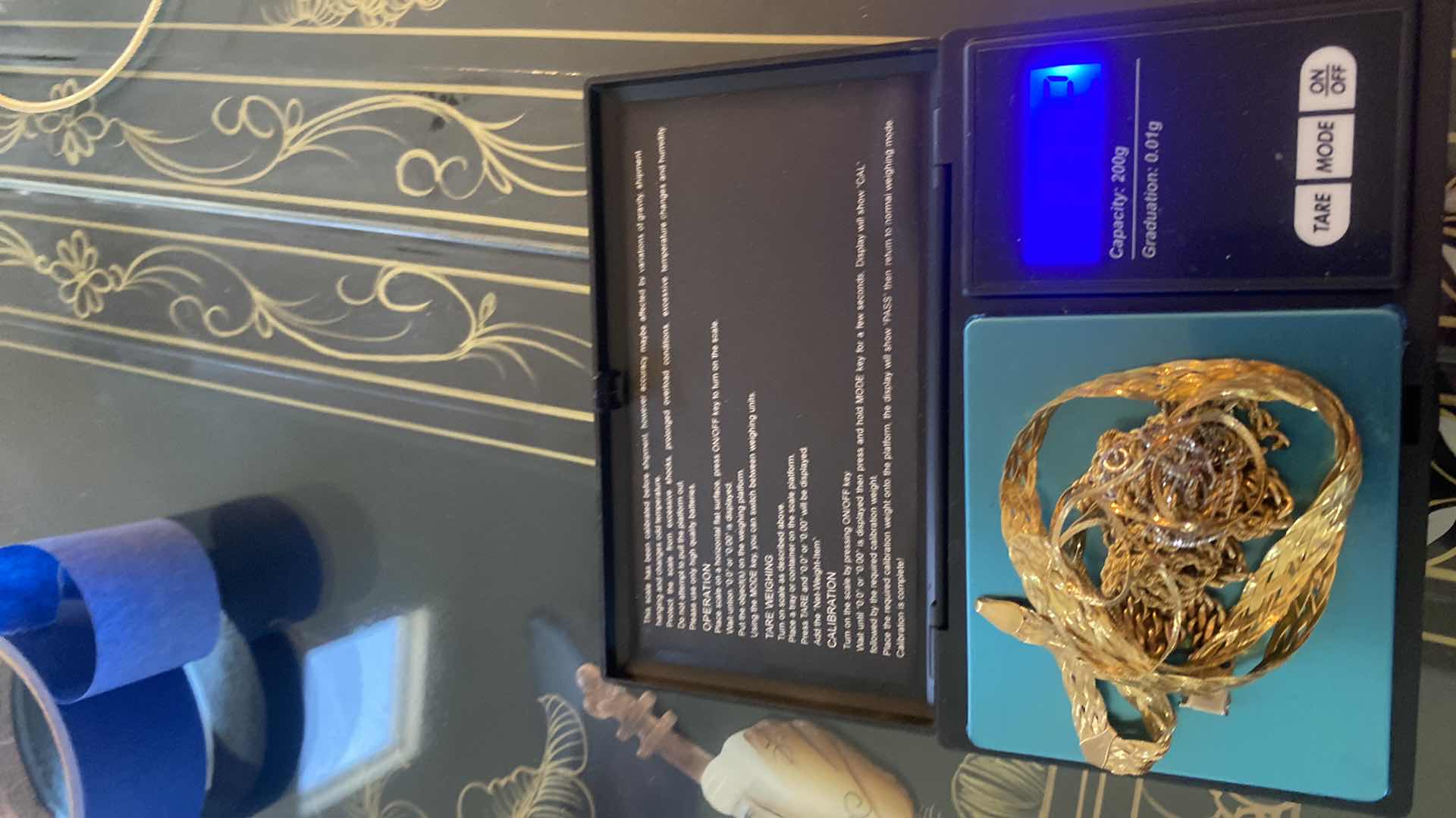 Photo 4 of 6 - PIECES 14K GOLD JEWELRY 23.4G- ALL REQUIRES REPAIR