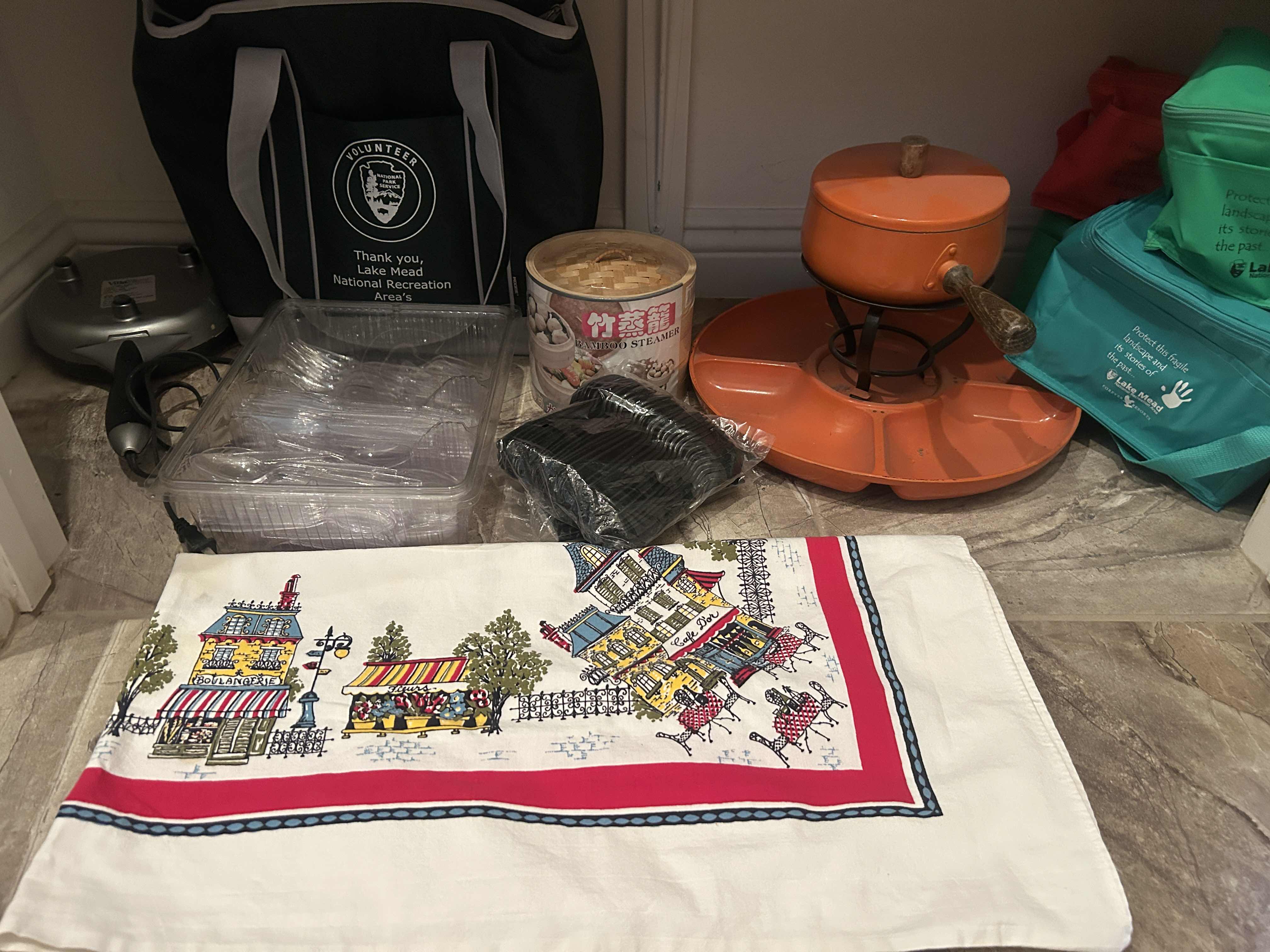 Photo 1 of KITCHEN ITEMS, CREPE MAKER, FONDUE, BAMBOO STEAMER AND MORE