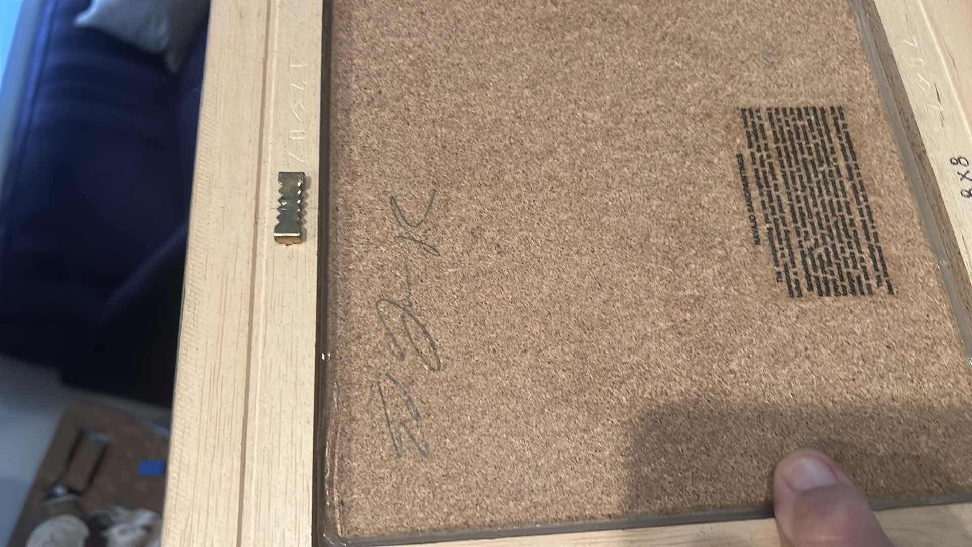 Photo 1 of FRAMED NAVAJO SAND PAINTING ARTWORK  11.25” x 11.25”