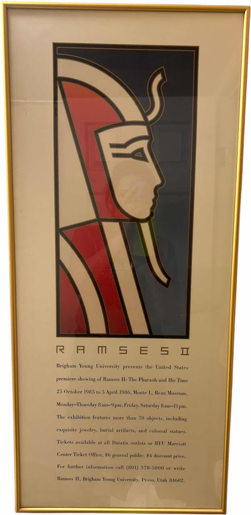 Photo 1 of FRAMED, RAMSEES II PREMIER ARTWORK 14 1/2“ x H32“