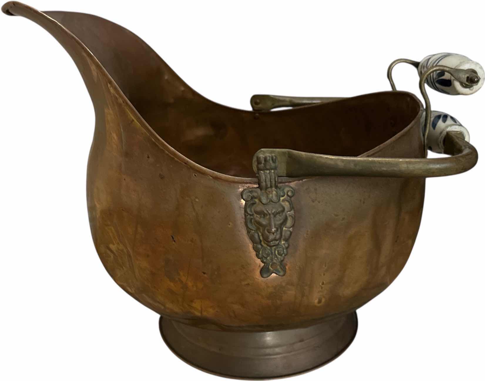 Photo 1 of LARGE VINTAGE COPPER KETTLE 17“ x 13“ x H13“