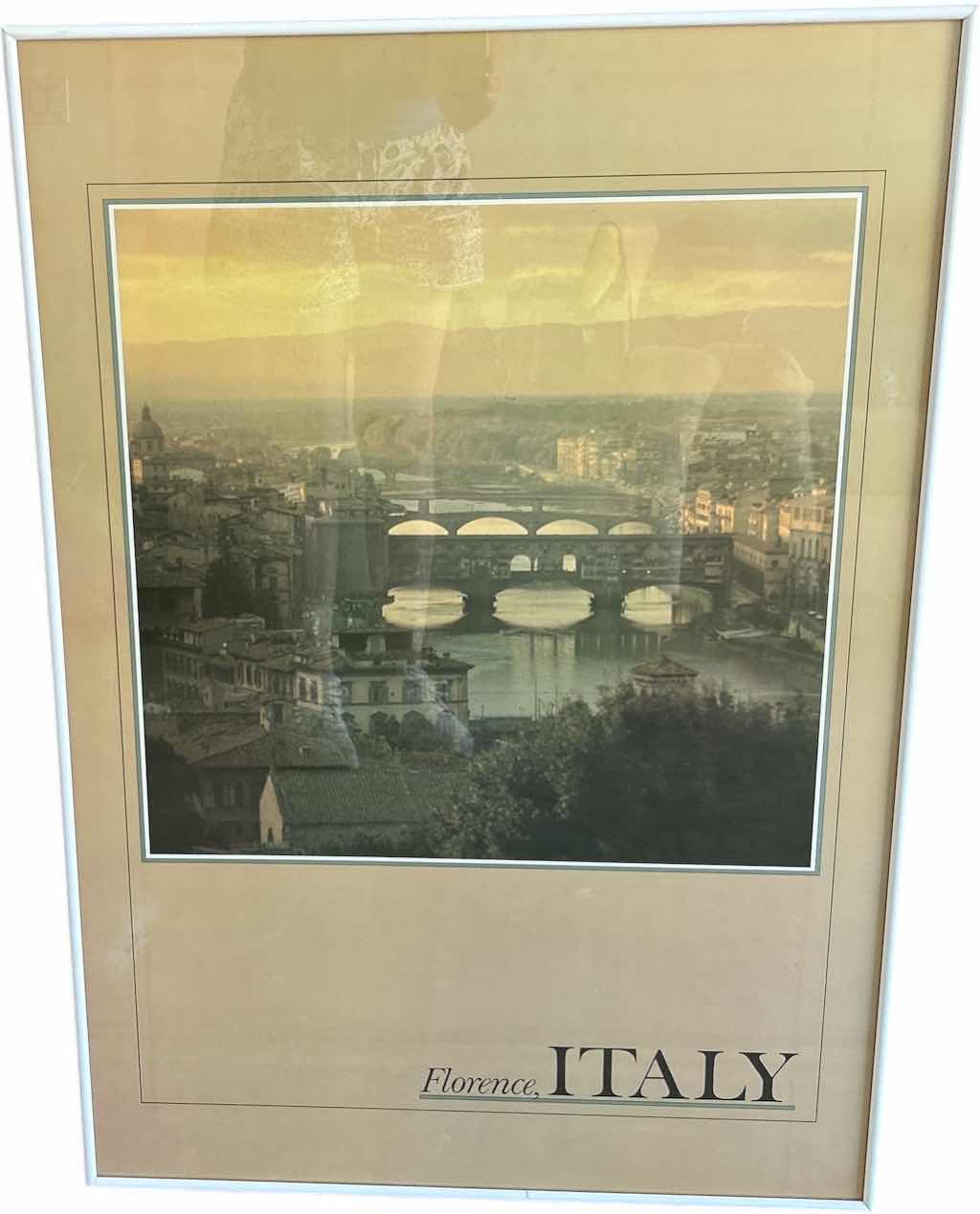 Photo 1 of FRAMED, “FLORENCE ITALY” ARTWORK 24” x H35”
