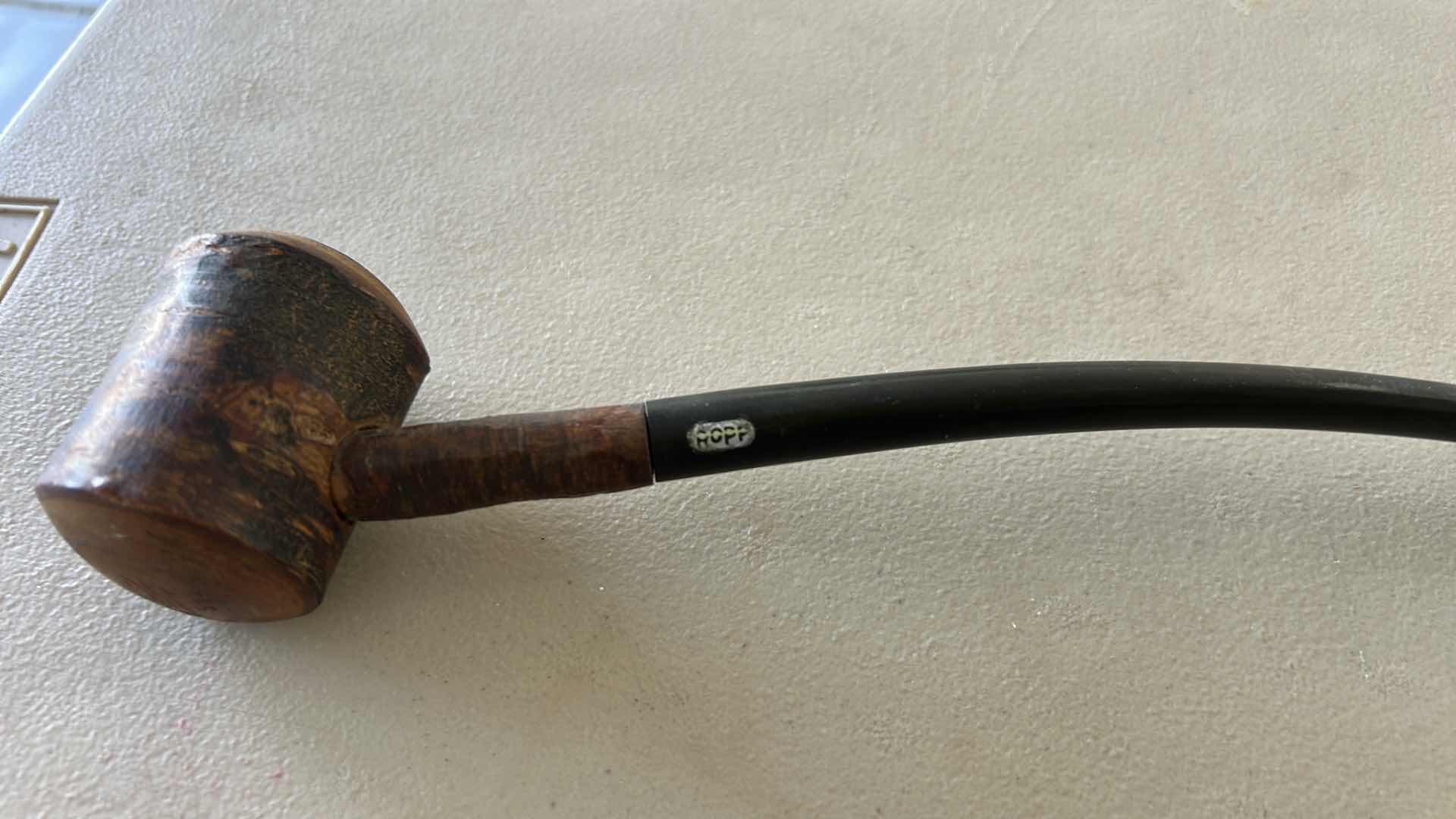 Photo 7 of VINTAGE ROPP PIPE, DELUXE MADE IN FRANCE, LONG STEM CHERRYWOOD 11”