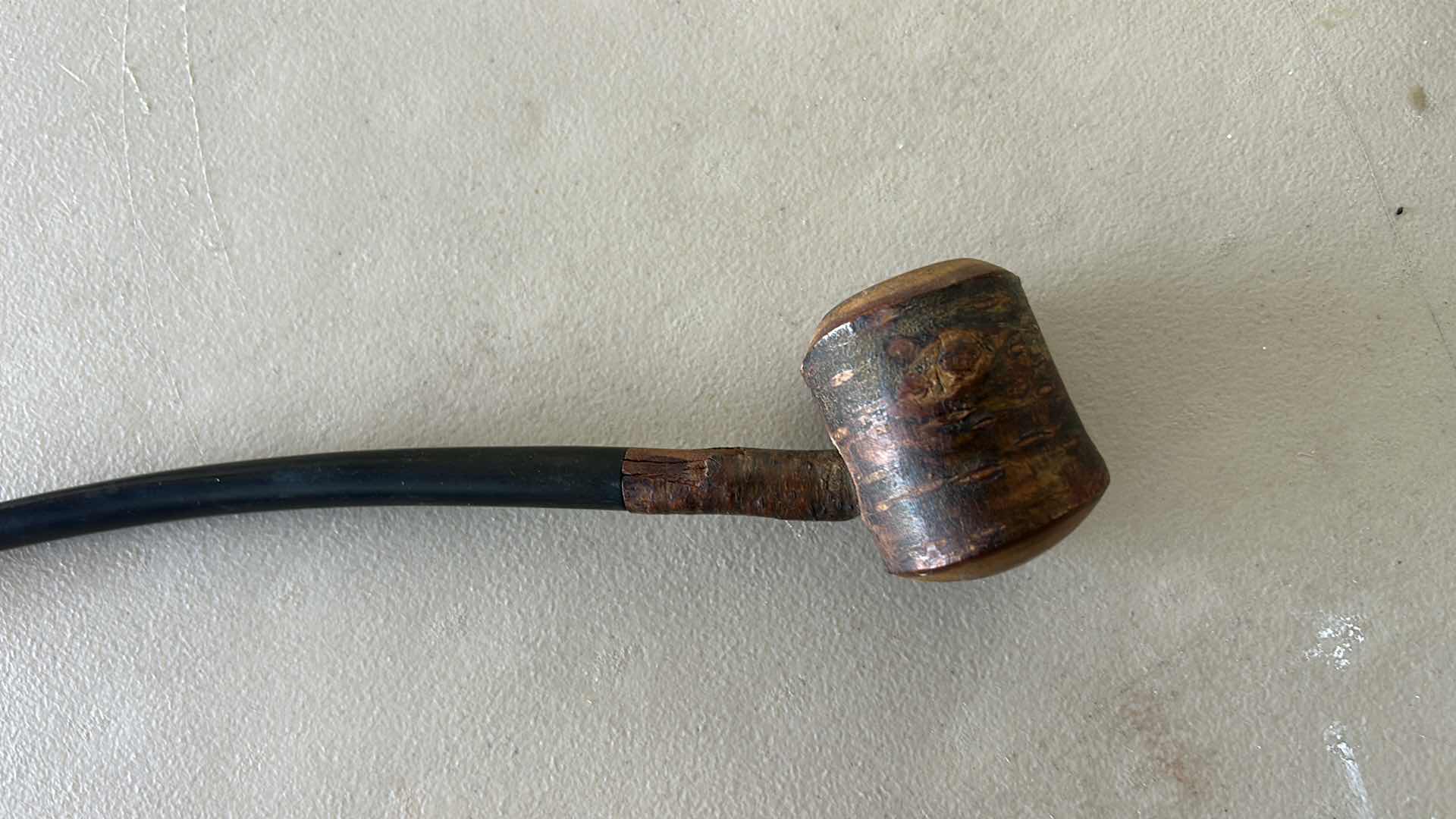 Photo 2 of VINTAGE ROPP PIPE, DELUXE MADE IN FRANCE, LONG STEM CHERRYWOOD 11”