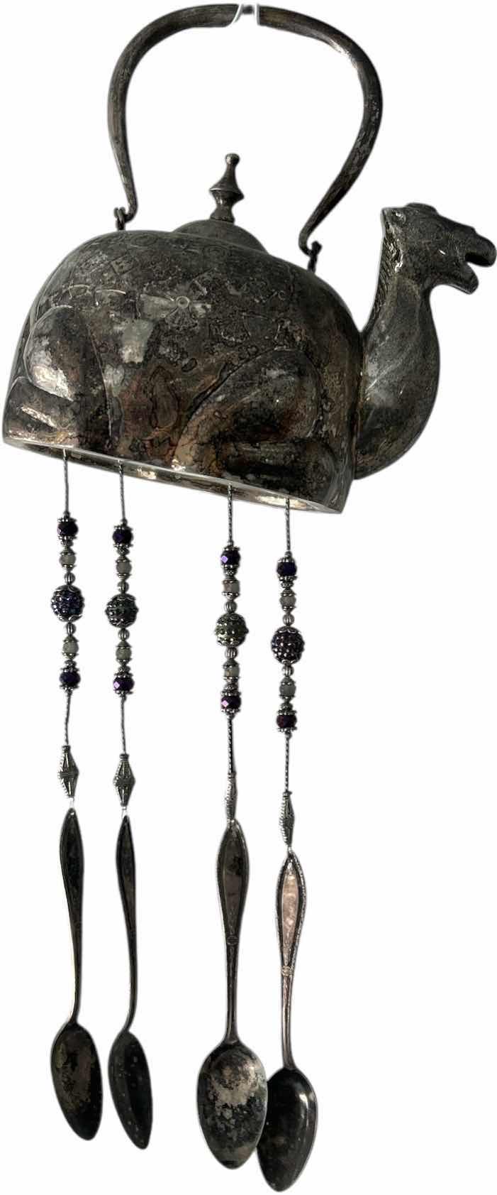 Photo 1 of HEAVY METAL CAMEL TEAPOT WINDCHIME