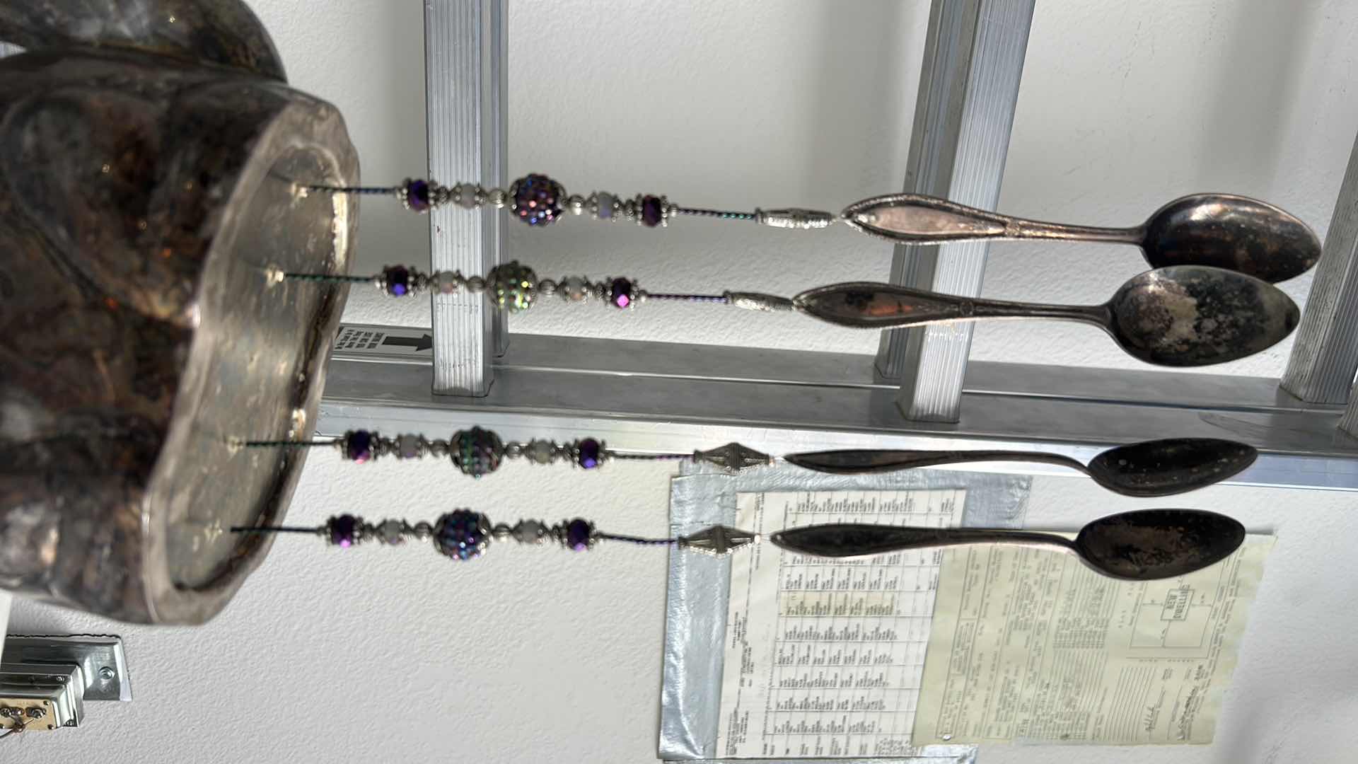 Photo 1 of HEAVY METAL CAMEL TEAPOT WINDCHIME