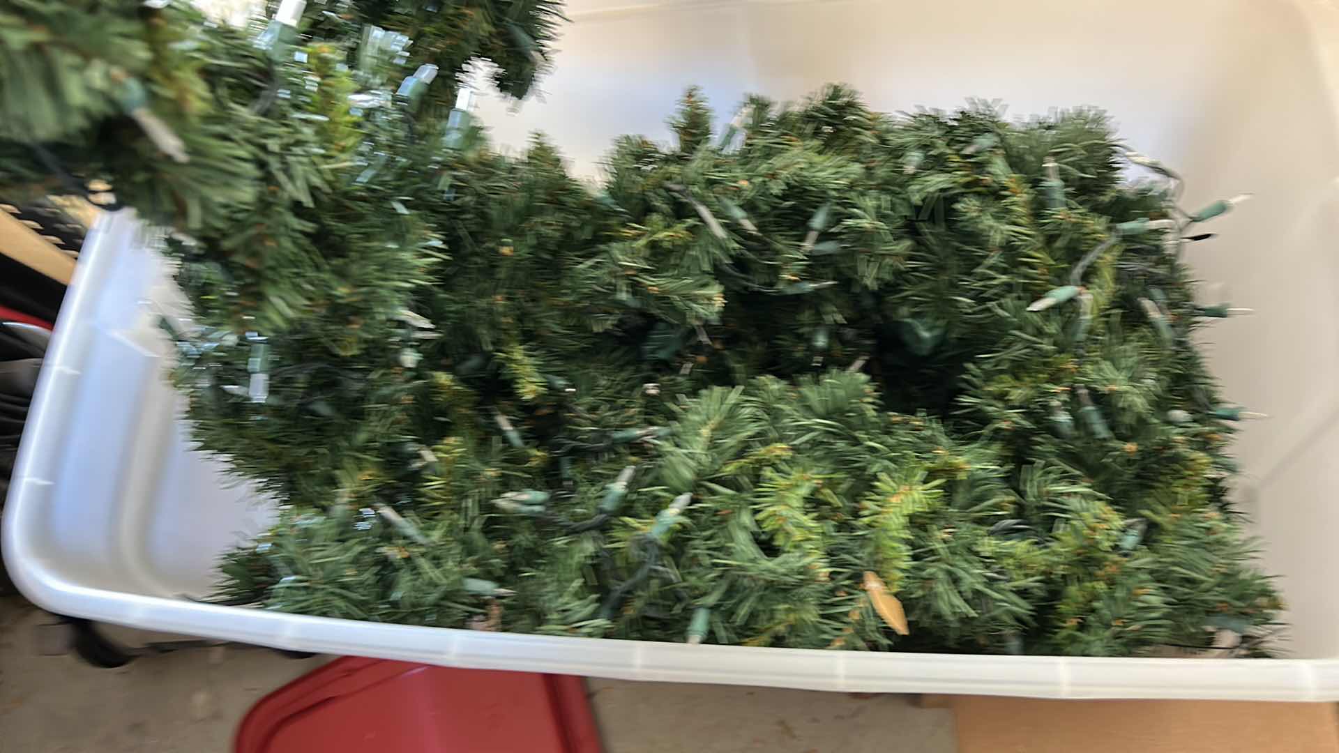 Photo 1 of LARGE TOTE FULL OF CHRISTMAS