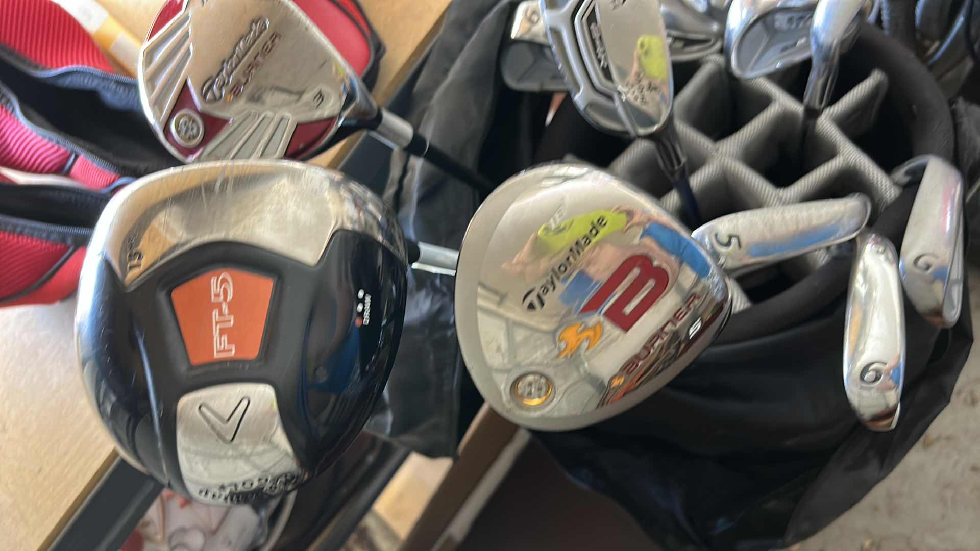 Photo 4 of TAYLOR MADE GOLF CLUBS AND CASE