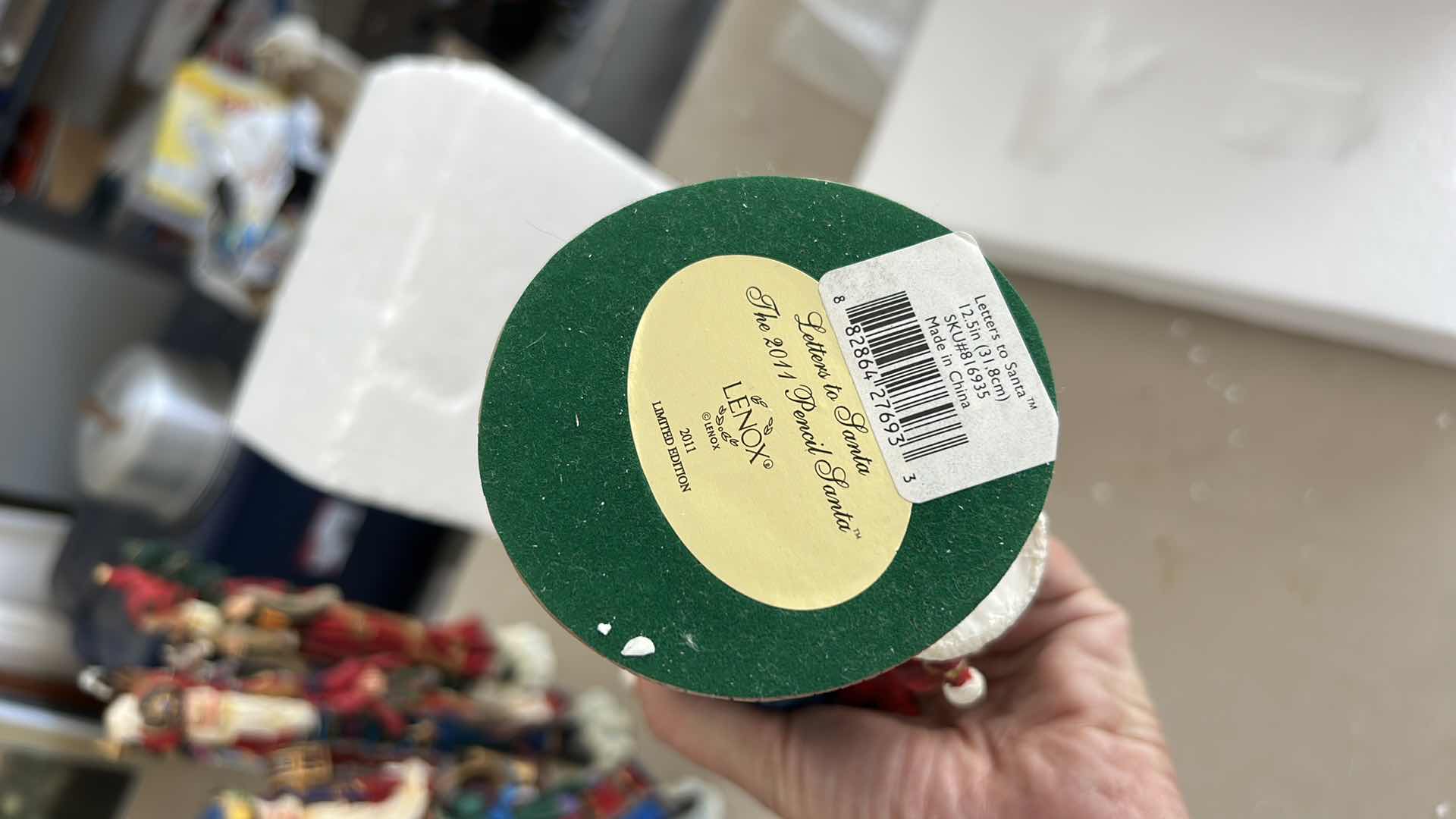 Photo 1 of LENOX PENCIL SANTA LIMITED EDITION H12.5”