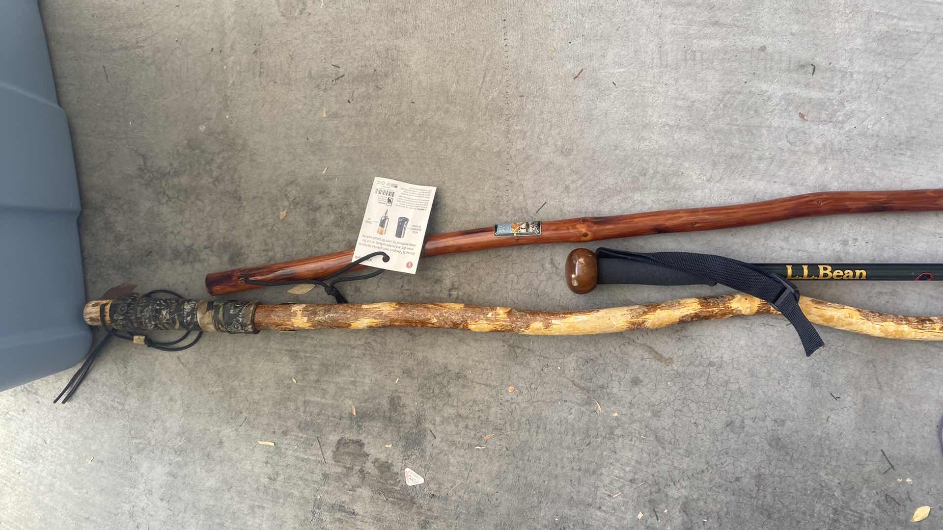 Photo 1 of 3 - WALKING STICKS - ONE IS ADJUSTABLE