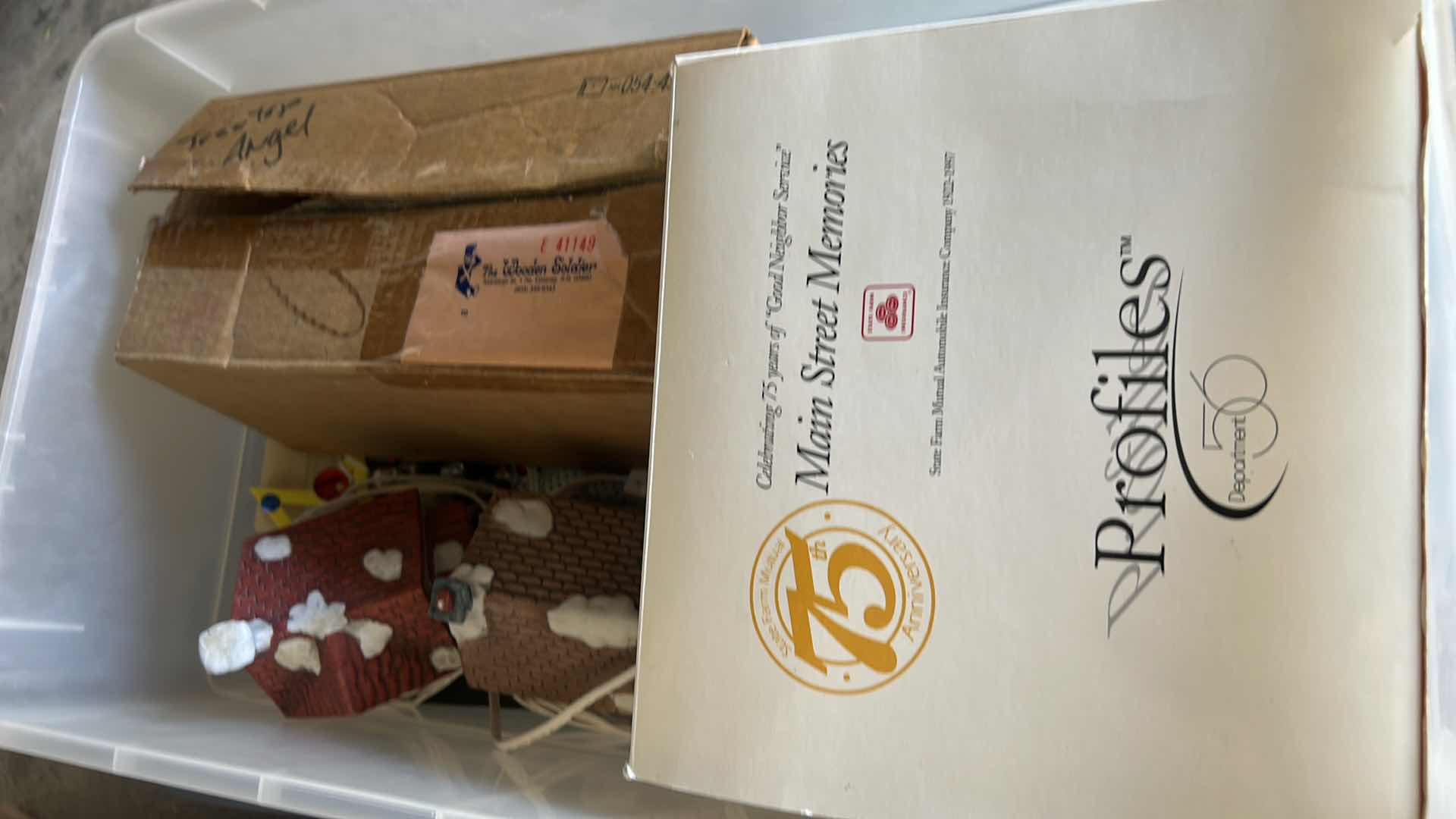 Photo 1 of 2 TOTES OF HOLIDAY DECOR