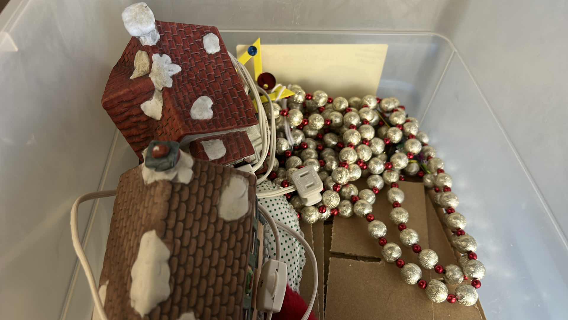 Photo 1 of 2 TOTES OF HOLIDAY DECOR