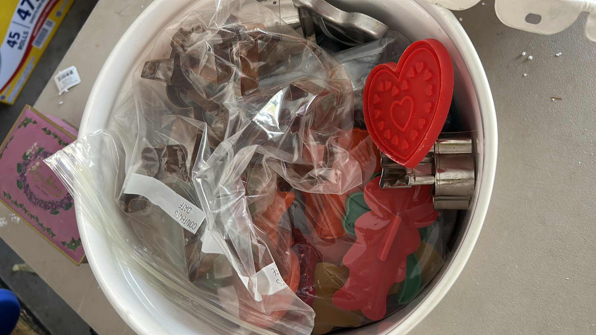 Photo 1 of BUCKET FULL OF COOKIE CUTTERS
