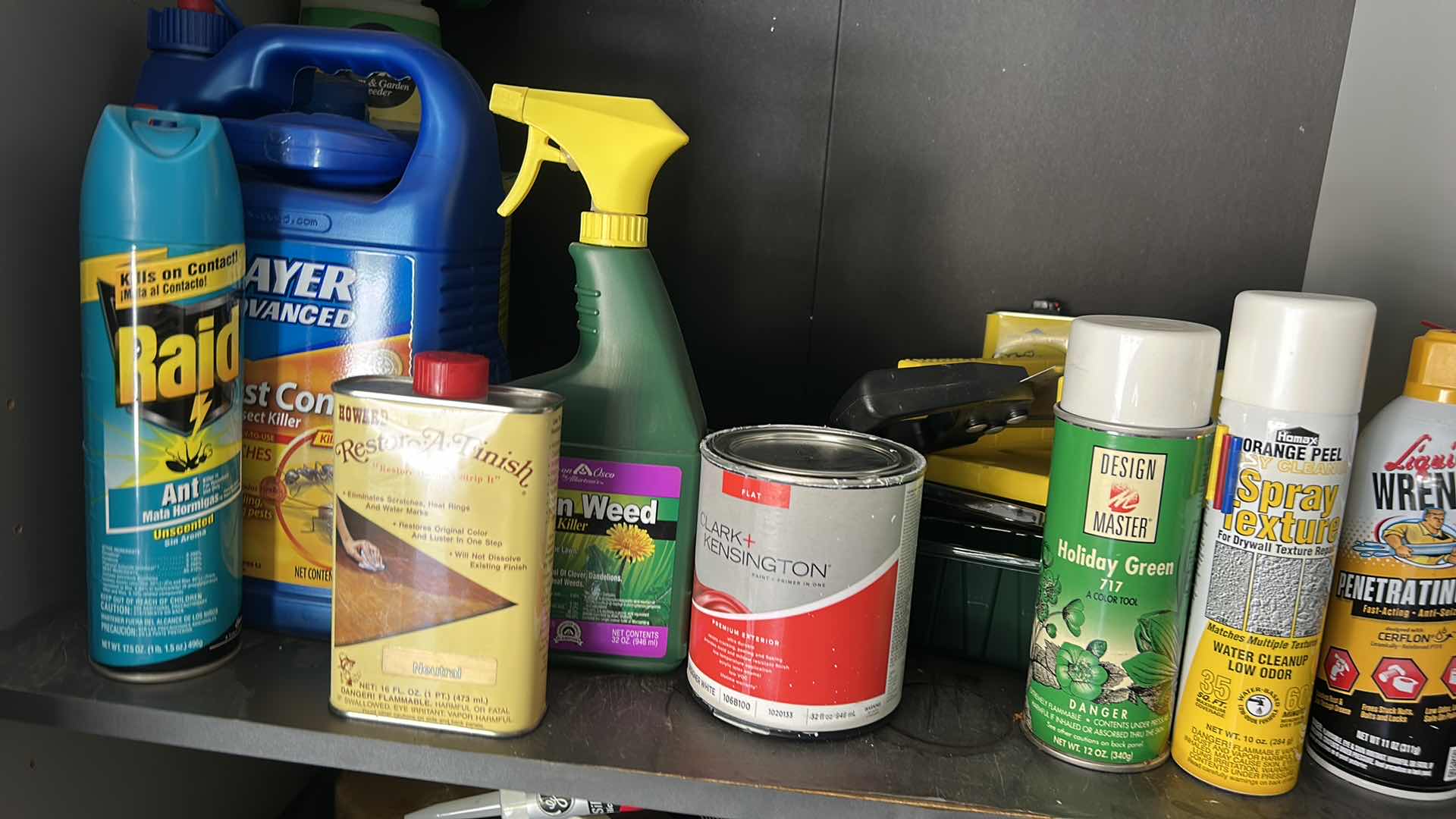 Photo 4 of COLEMAN HEAVY DUTY GARAGE CABINET ON WHEELS WITH CONTENTS  31 1/4“ x 19 1/2“ x H76“