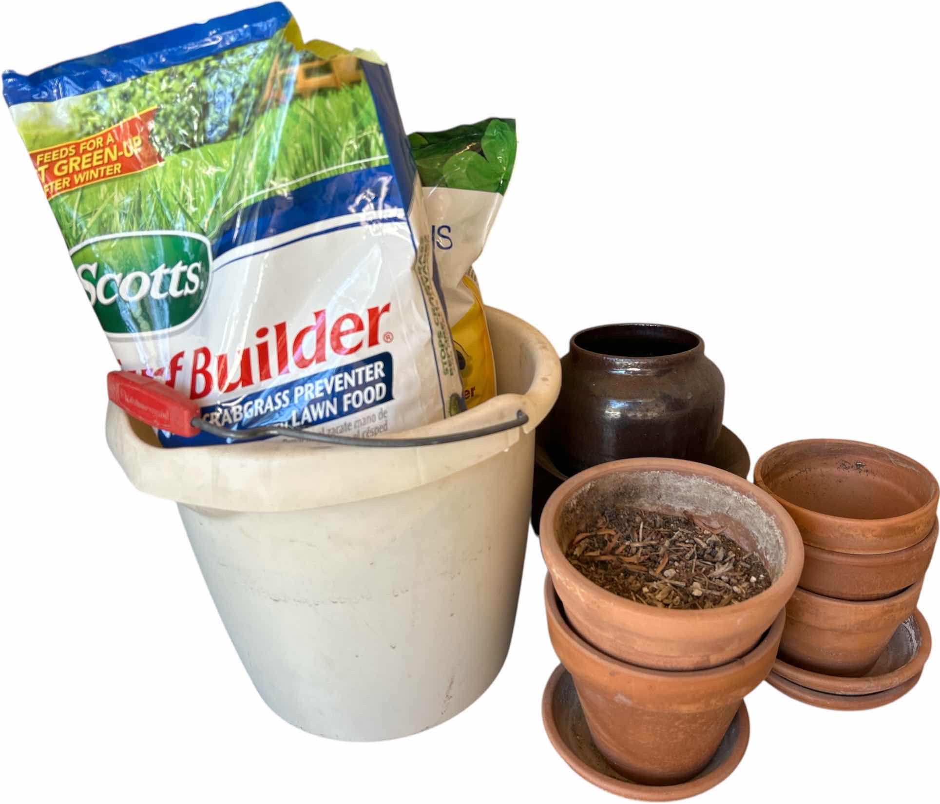 Photo 1 of POTS AND GARDENING SUPPLIES