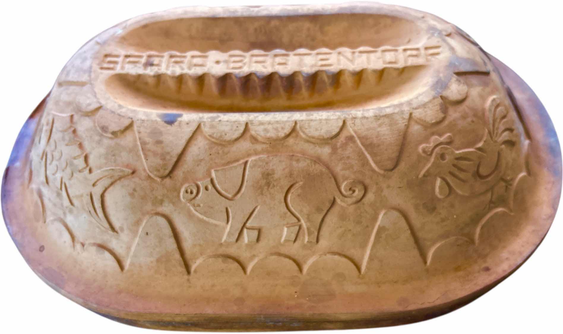 Photo 1 of CLAY OVENWARE Römertopf terracotta clay baker, also known as a clay roaster or Dutch oven. 12 1/2” x 9” x H7”