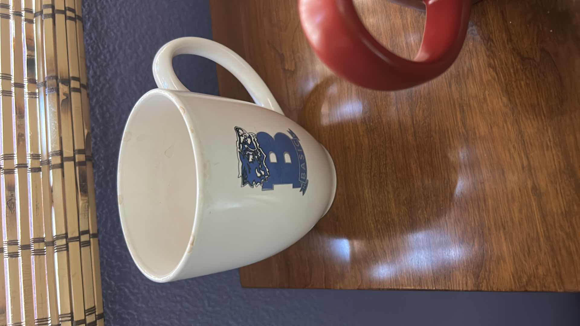 Photo 1 of 5 VINTAGE STEMWARE GLASSES AND 3 COFFEE MUGS