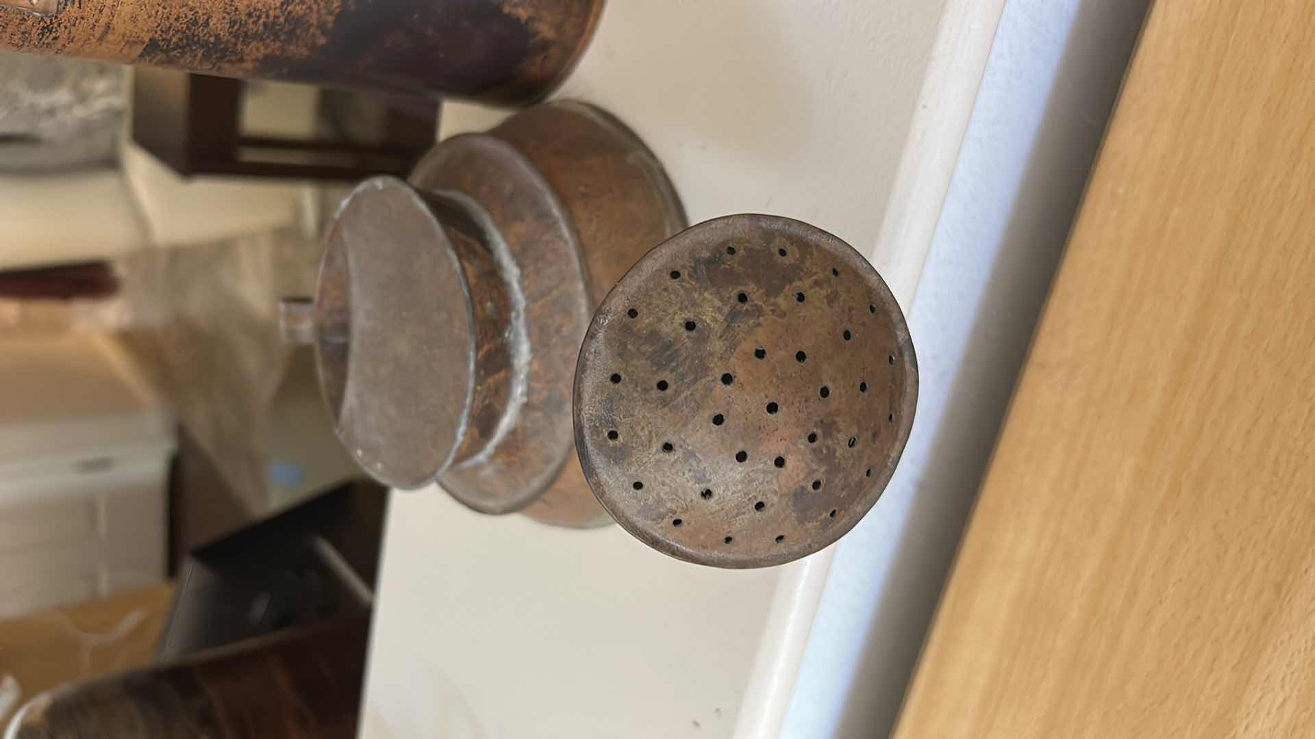 Photo 1 of 3 VINTAGE METAL WATERING CANS, TALLEST H11”)