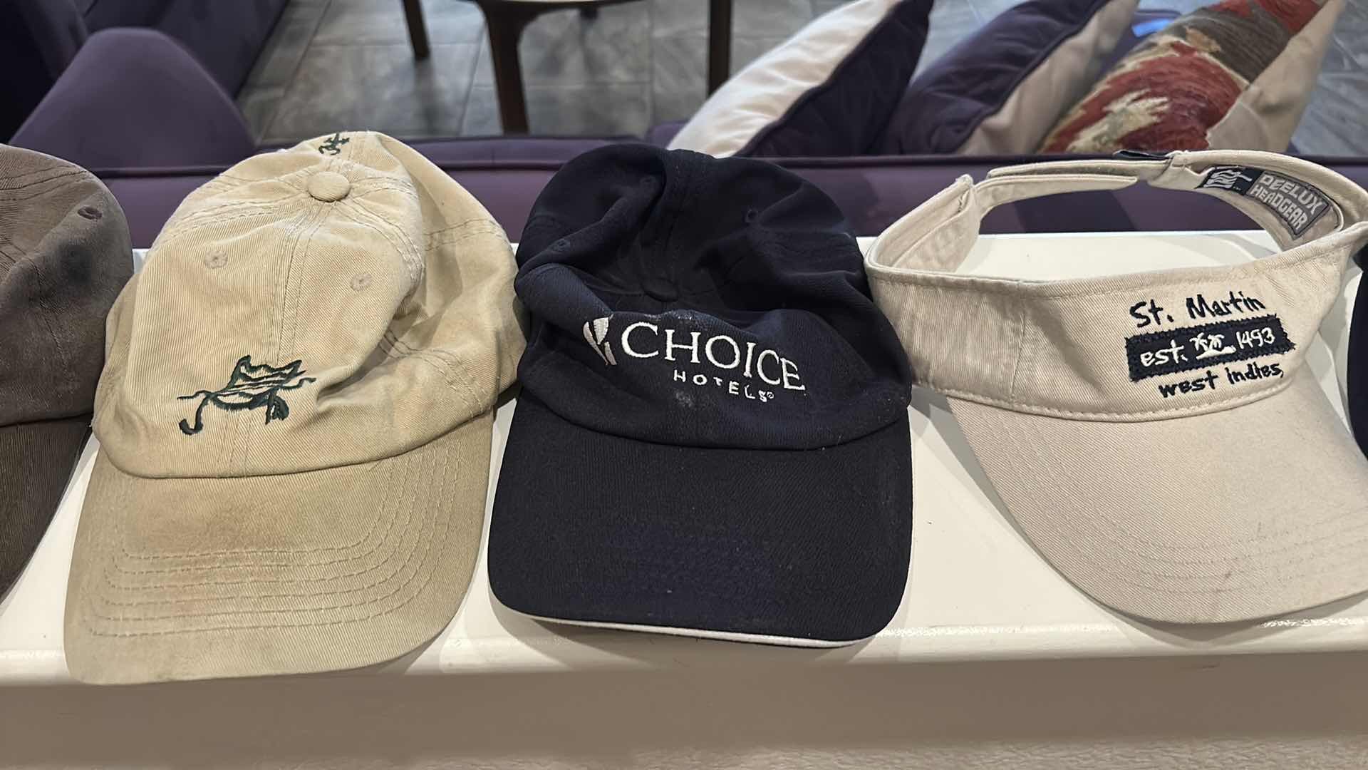 Photo 1 of 5 BALL CAPS AND THREE VISORS