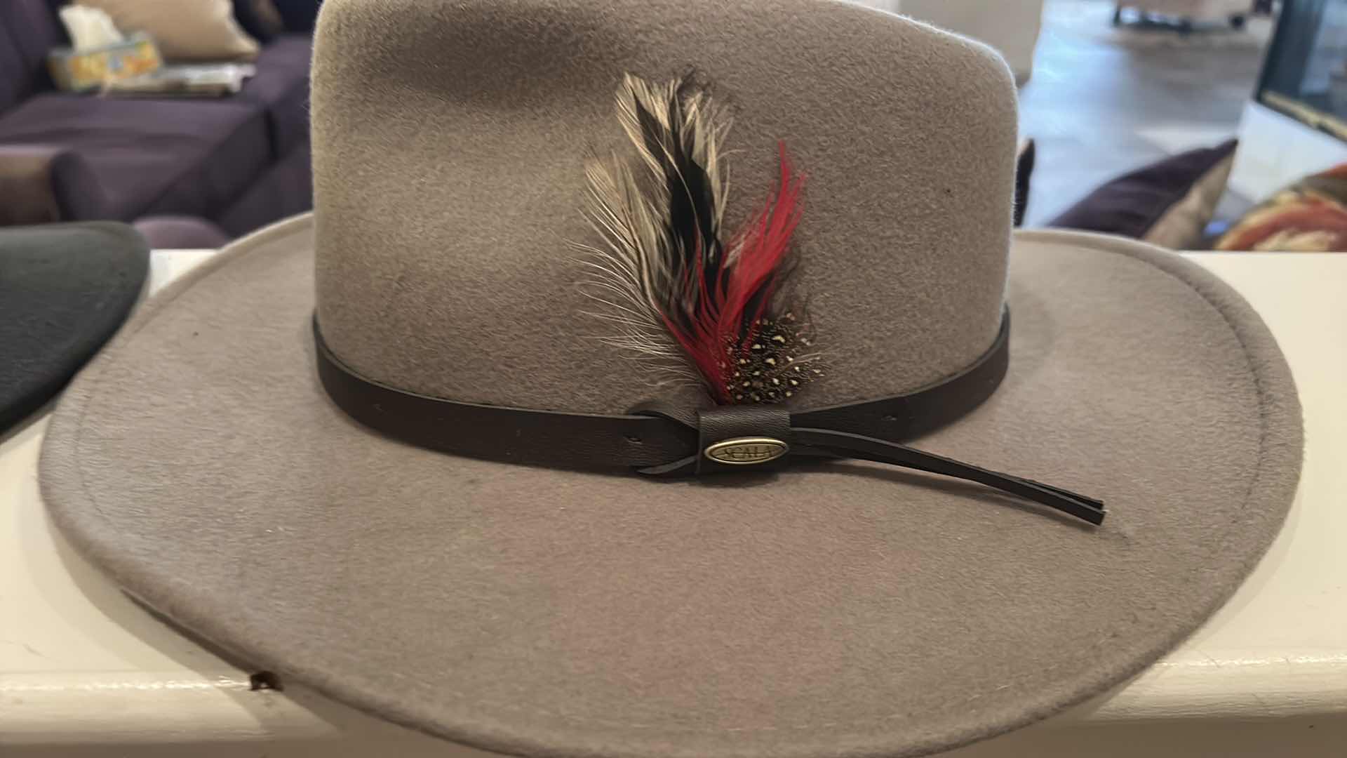 Photo 3 of 2 MENS SCALA FELT COWBOY HATS