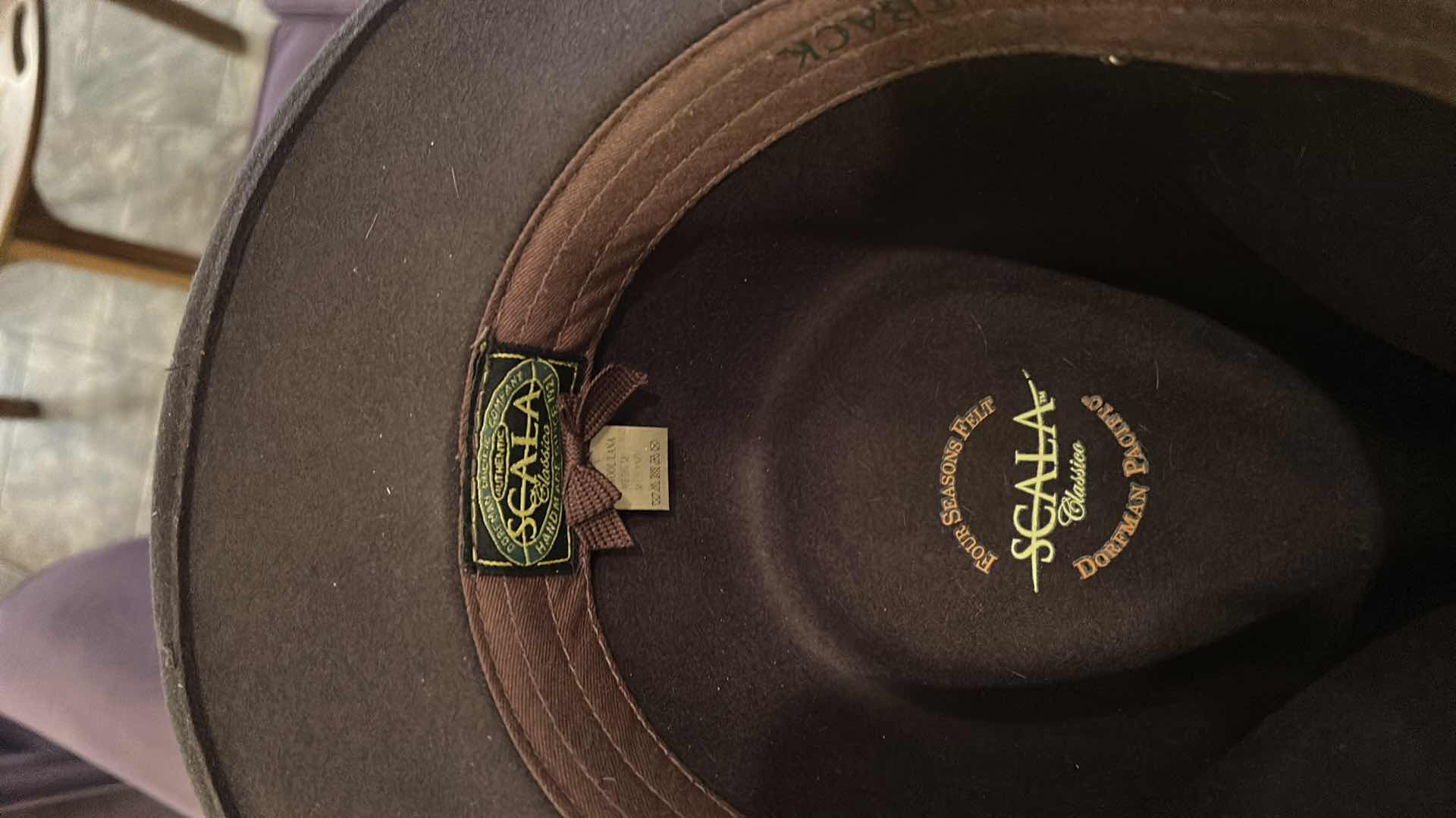 Photo 7 of 2 MENS SCALA FELT COWBOY HATS