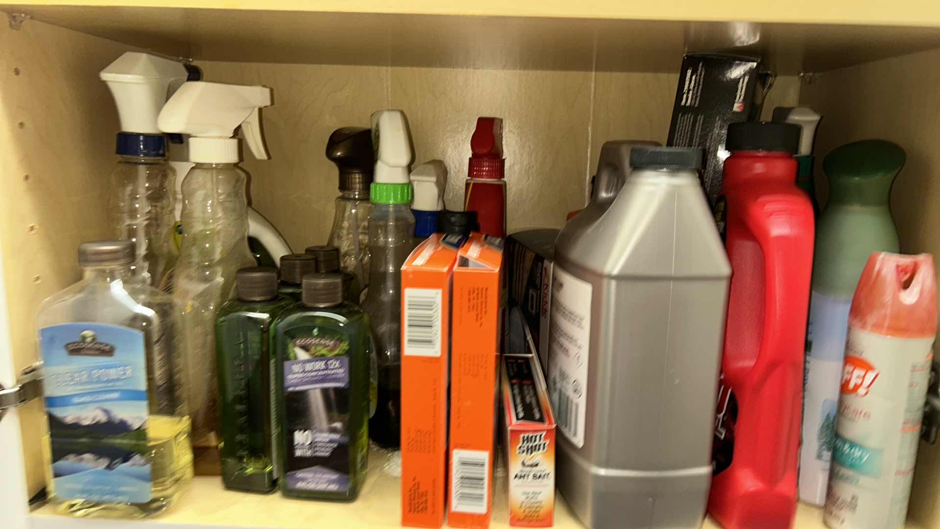 Photo 1 of LAUNDRY ROOM CABINET - CLEANING SUPPLIES AND CANDLES