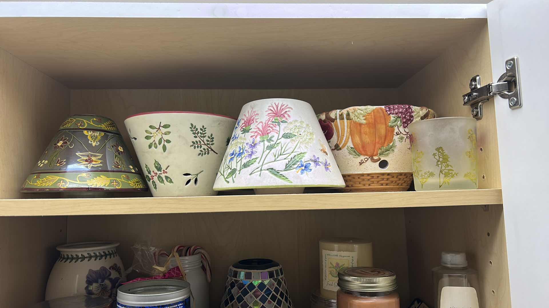 Photo 1 of LAUNDRY ROOM CABINET - CLEANING SUPPLIES AND CANDLES