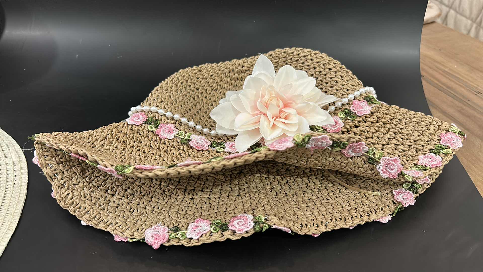 Photo 1 of NEW- 2 WOMENS CUSTOM SUN HATS