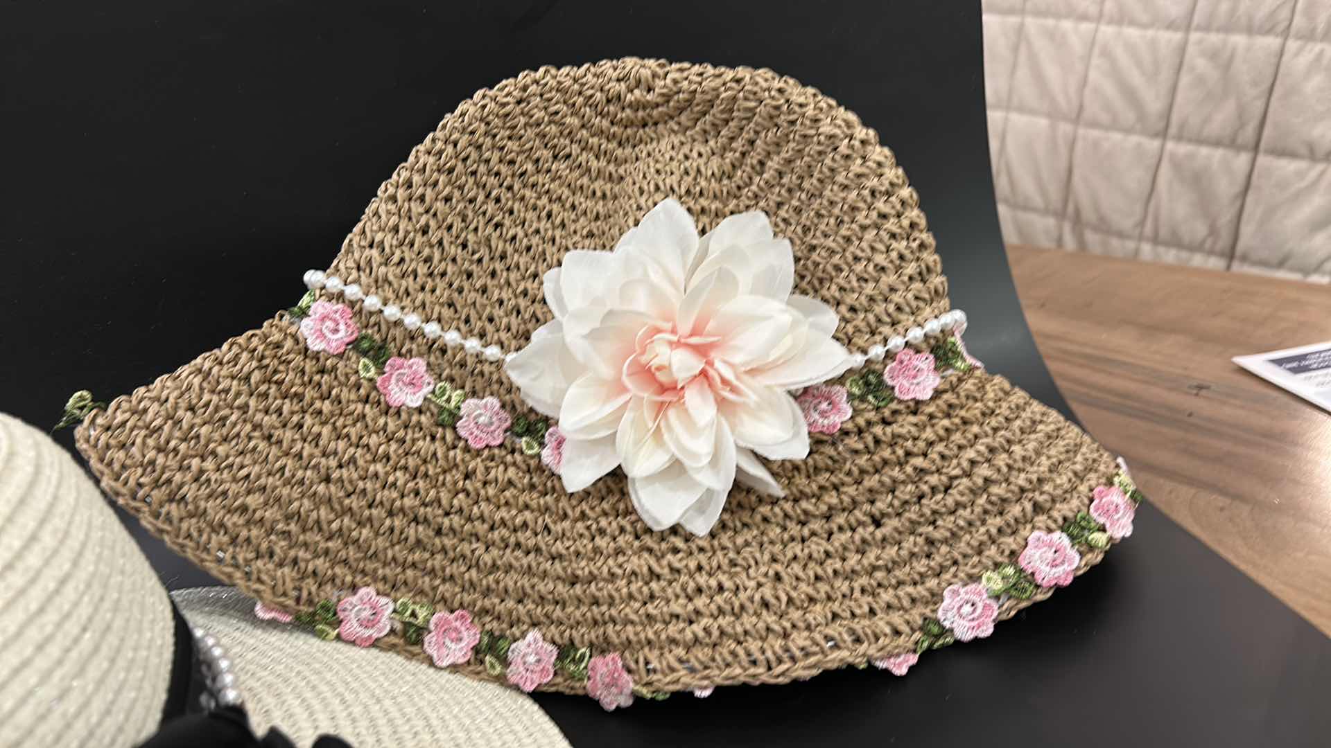 Photo 1 of NEW- 2 WOMENS CUSTOM SUN HATS