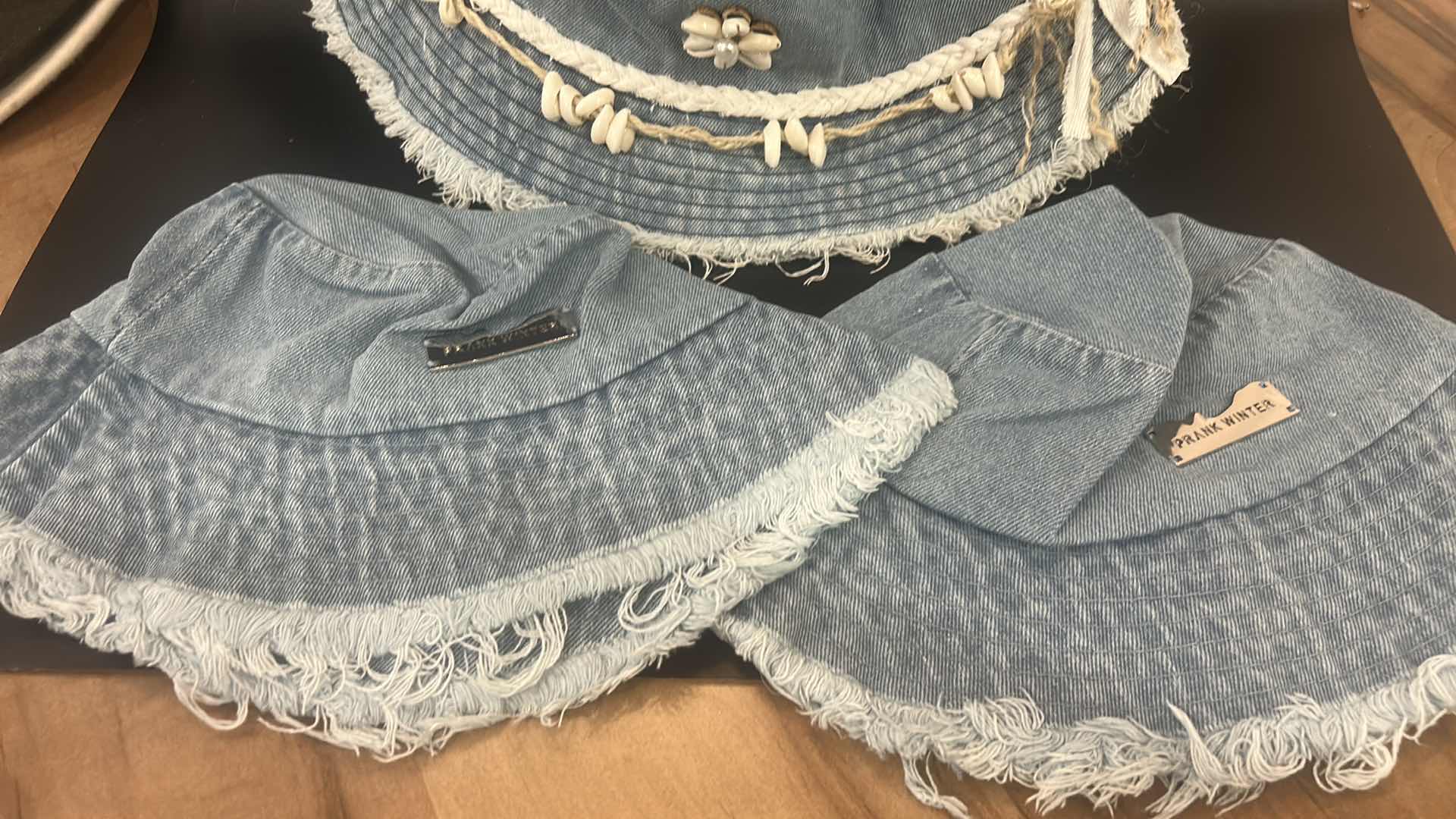 Photo 1 of NEW - 3 DENIM BUCKET HATS