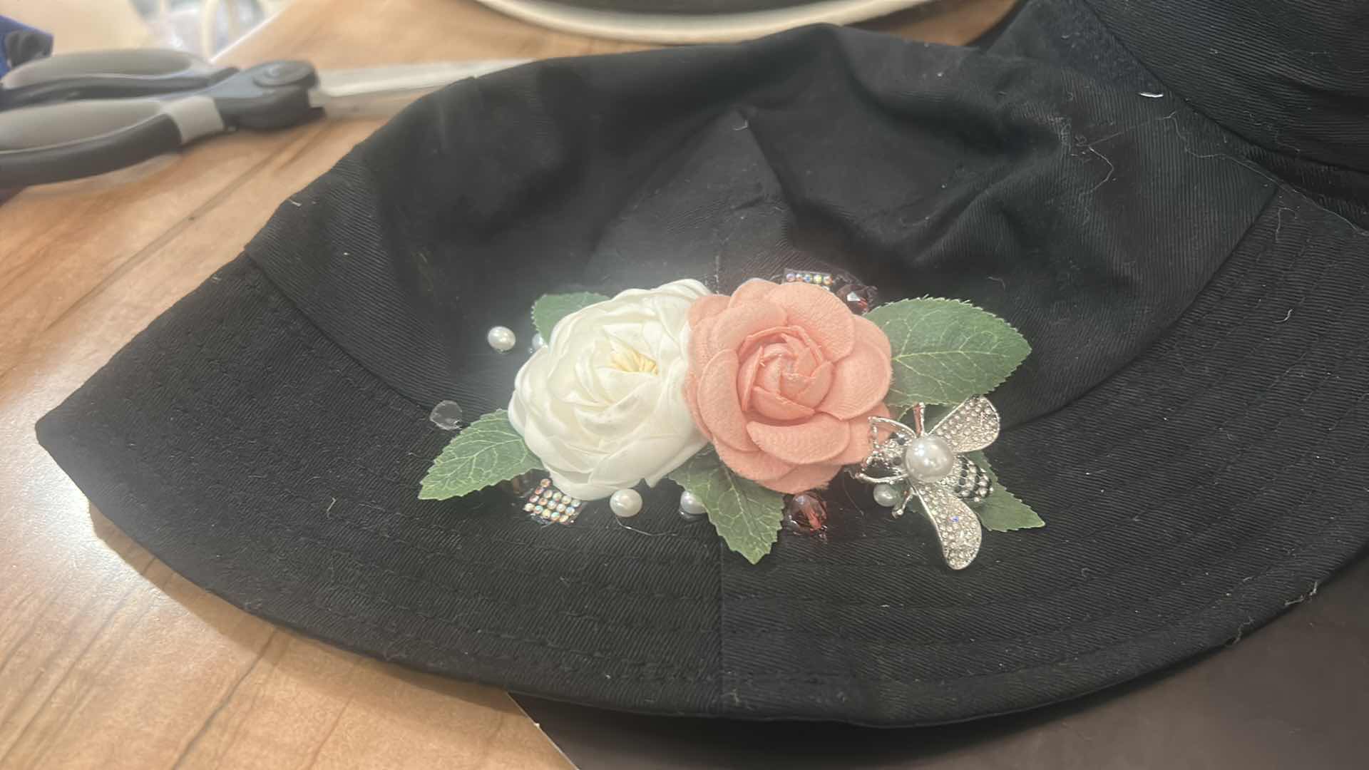 Photo 1 of NEW - 5 BLACK BUCKET HATS