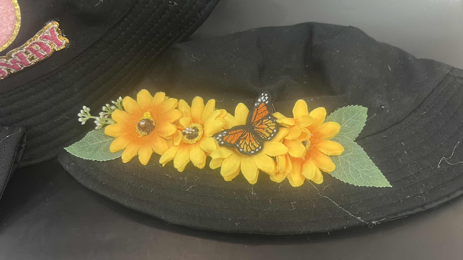 Photo 1 of NEW - 5 BLACK BUCKET HATS