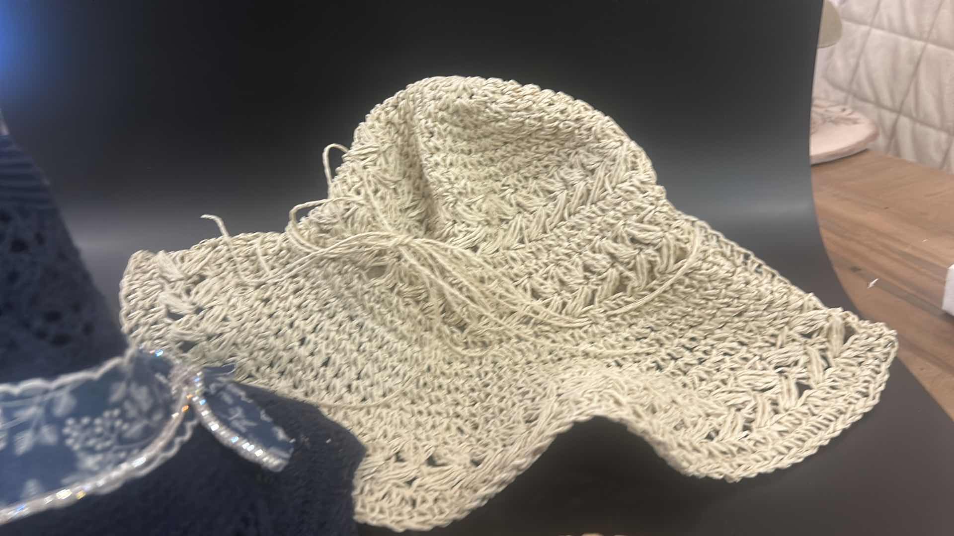 Photo 1 of NEW- 3 WOVEN FLOPPY SUN HATS