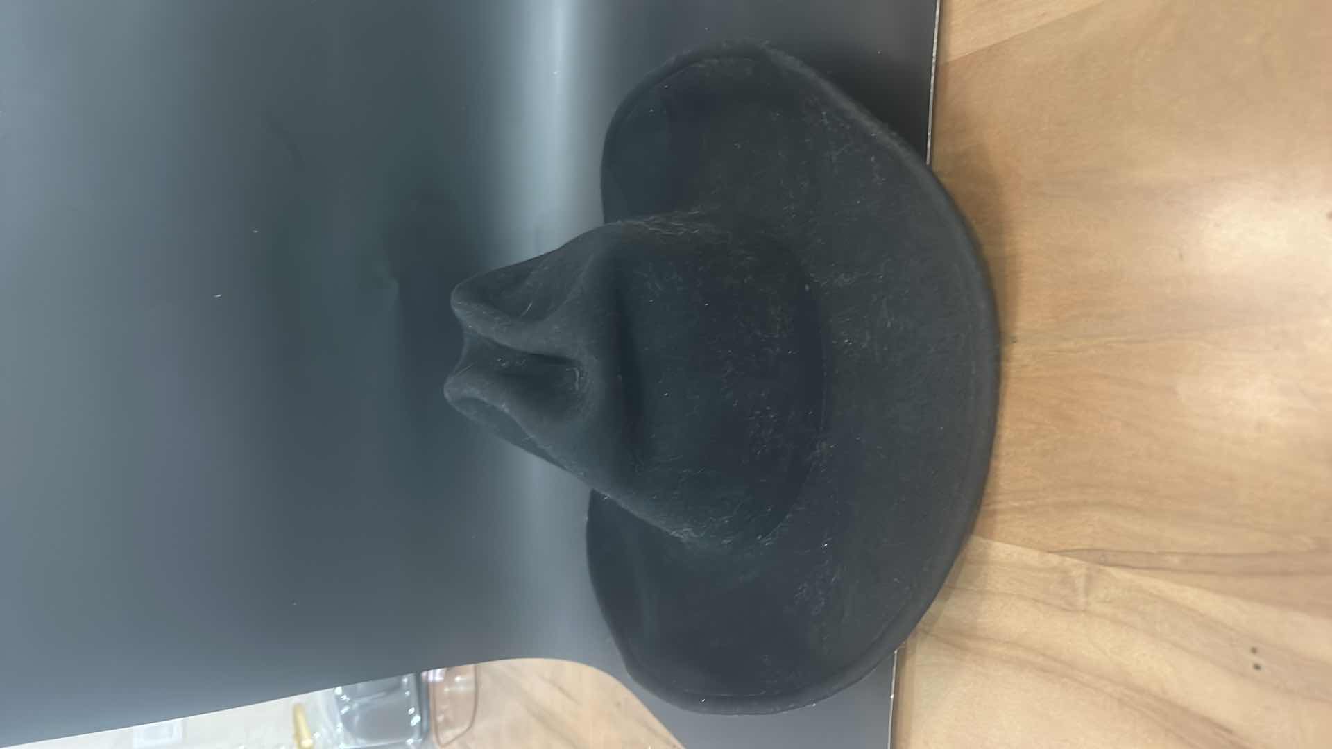 Photo 1 of 2 MENS BLACK FELT COWBOY HATS ( BULLHIDE SIZE L & CODY JAMES SIZE L)