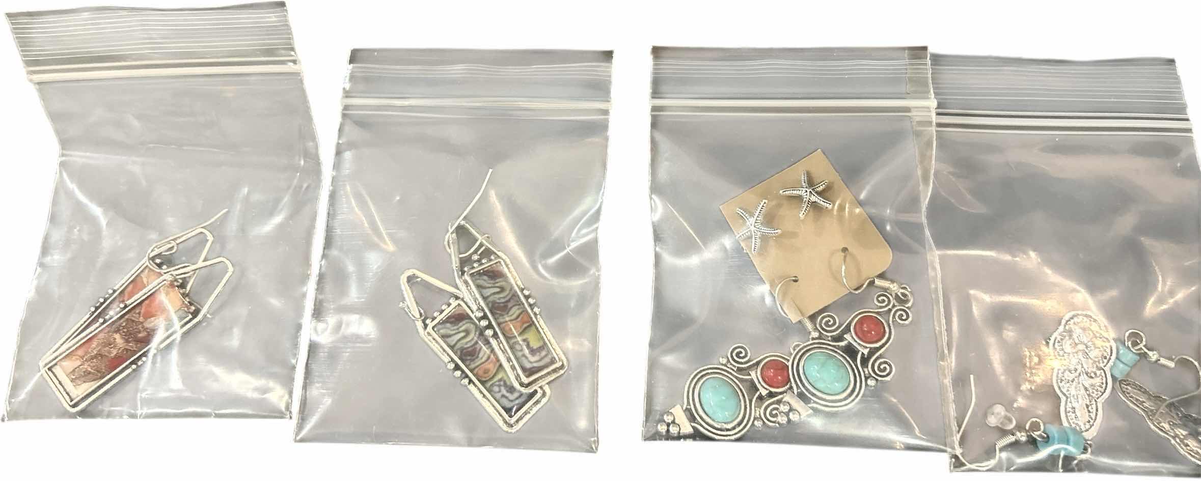 Photo 1 of NEW - 4 PAIRS PIERCED EARRINGS