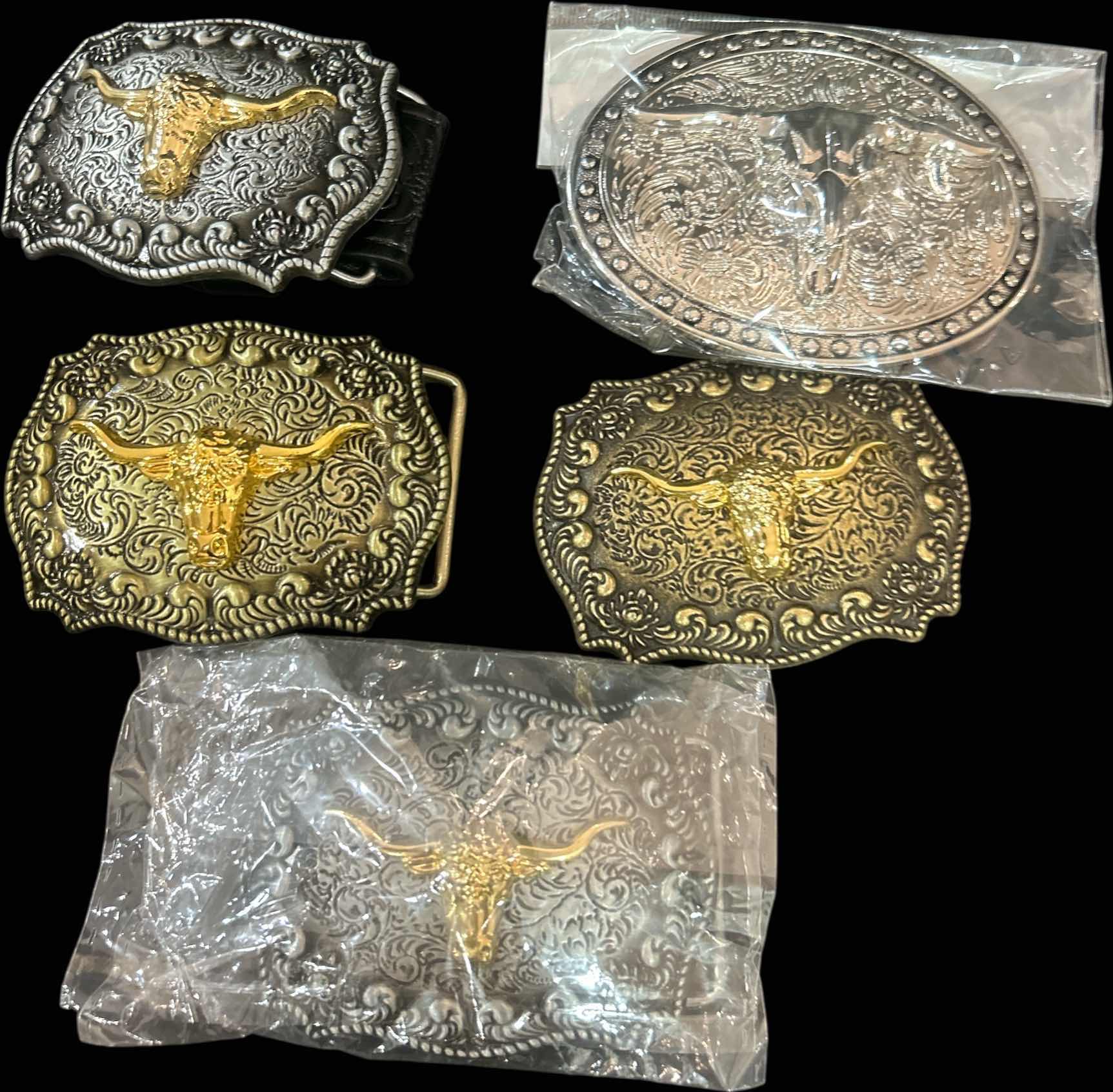 Photo 1 of 5- WESTERN BELT BUCKLES