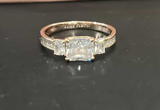 Photo 1 of COSTUME JEWELRY- NEW PAIR OF EARRINGS AND RING EST SIZE 8