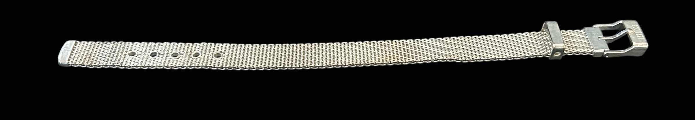 Photo 1 of ECCLISSI STERLING SILVER MESH BUCKLE BRACELET