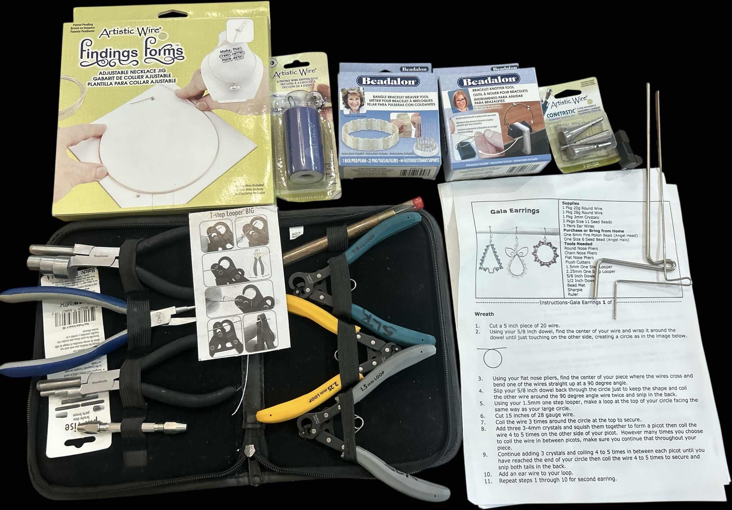 Photo 1 of CRAFTING SUPPLIES - JEWELRY MAKING TOOLS