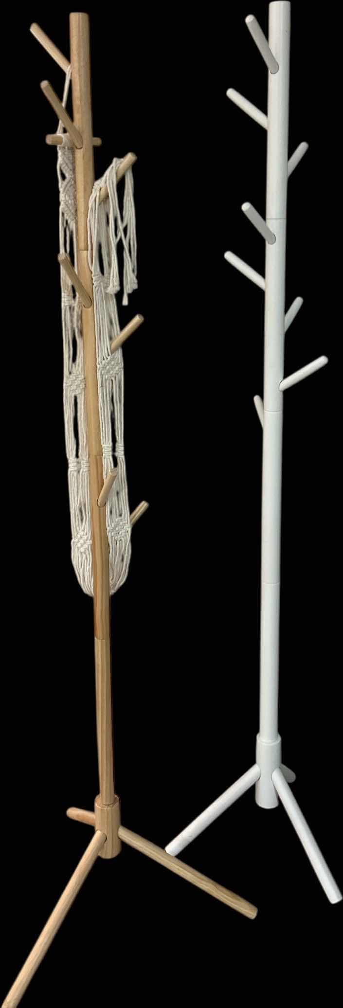 Photo 1 of 2 COAT RACKS AND MACRAME HAT HANGER