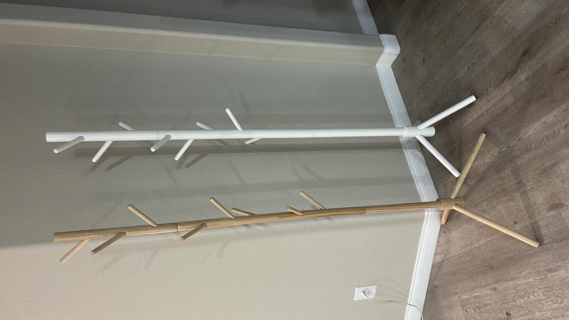 Photo 1 of 2 COAT RACKS AND MACRAME HAT HANGER